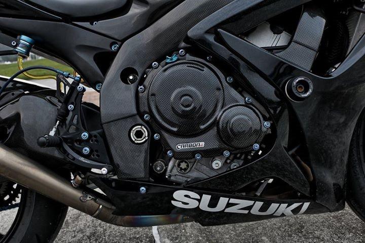 SUZUKI GSX-R 600-750 2006-2010 Carbon Fiber Frame Covers