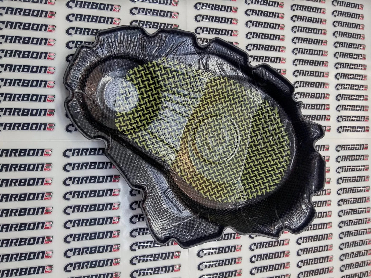 SUZUKI GSX-R 1000 2009-2016 Carbon Fiber Engine Covers (2-pieces)