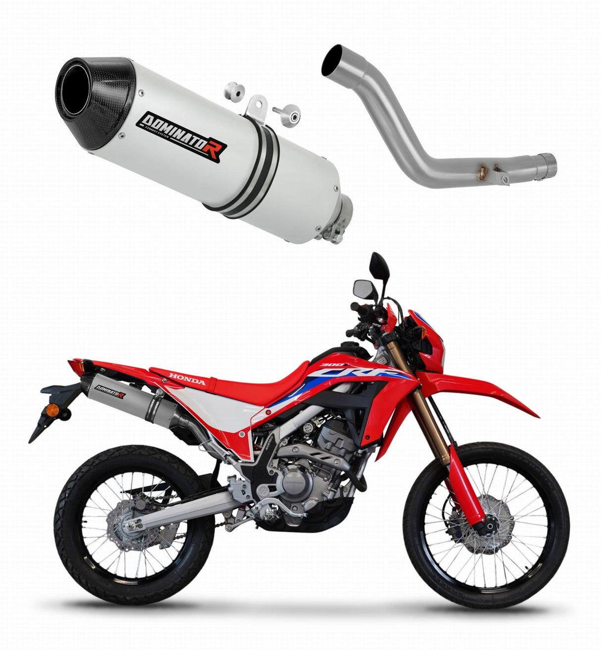 Honda CRF 300L / Rally 2021 - 2023 Exhaust Silencer Muffler MX2 + dB killer 20 m.