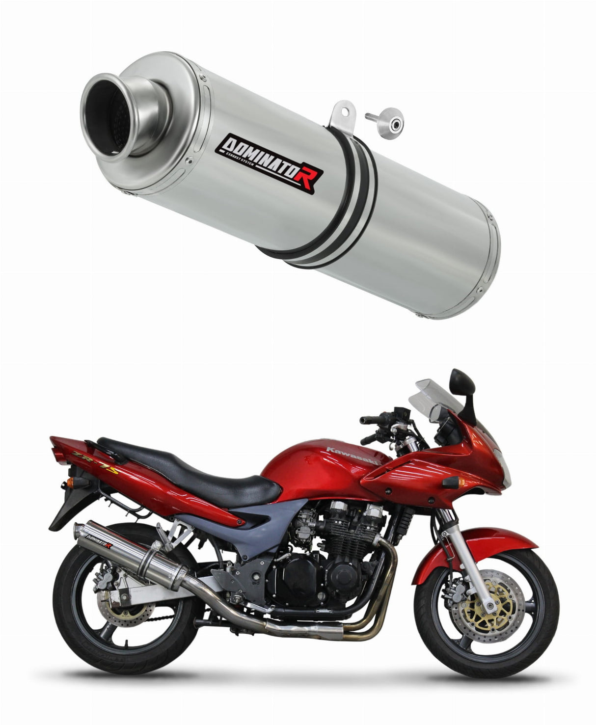 Kawasaki ZR7 / ZR7S 1999 - 2004 Exhaust Silencer Muffler ST + dB killer 19 m.