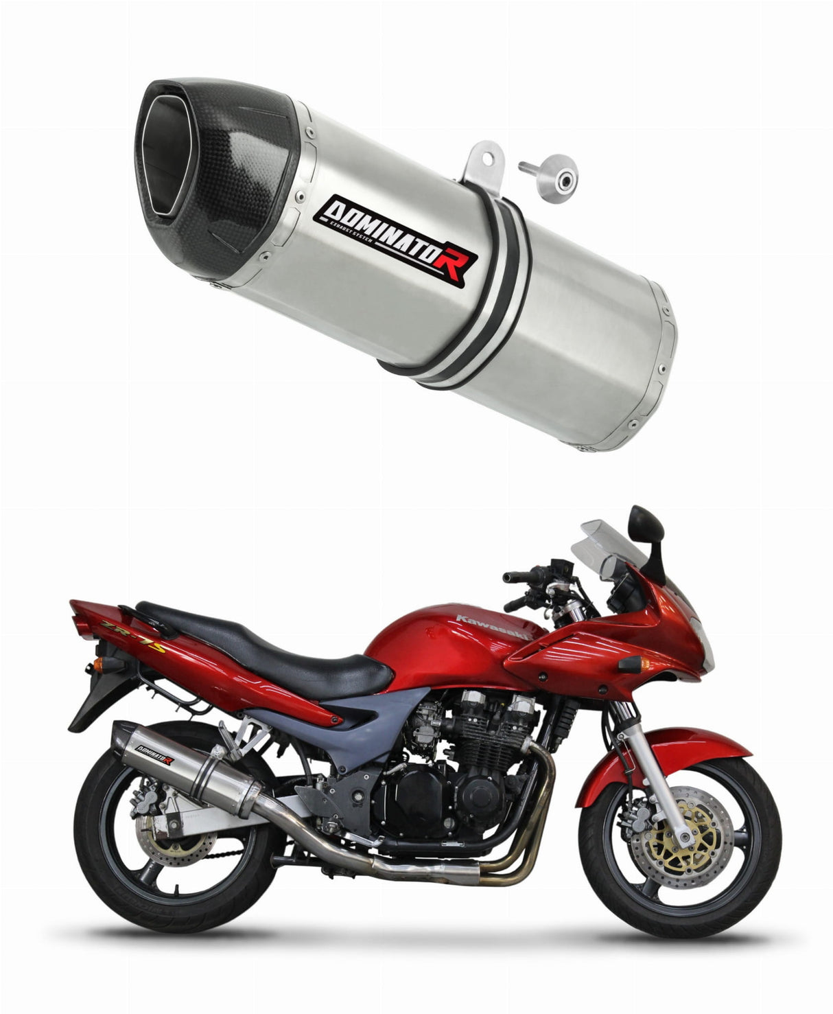 Kawasaki ZR7 / ZR7S 1999 - 2004 Exhaust Silencer Muffler HP1 + dB killer 19 m.