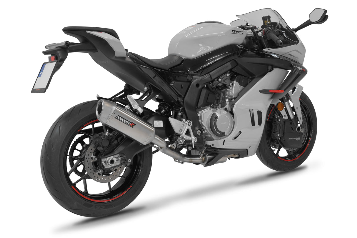 Dominator full exhaust system for CF MOTO 675 SR-R 2024-2026 (race use)