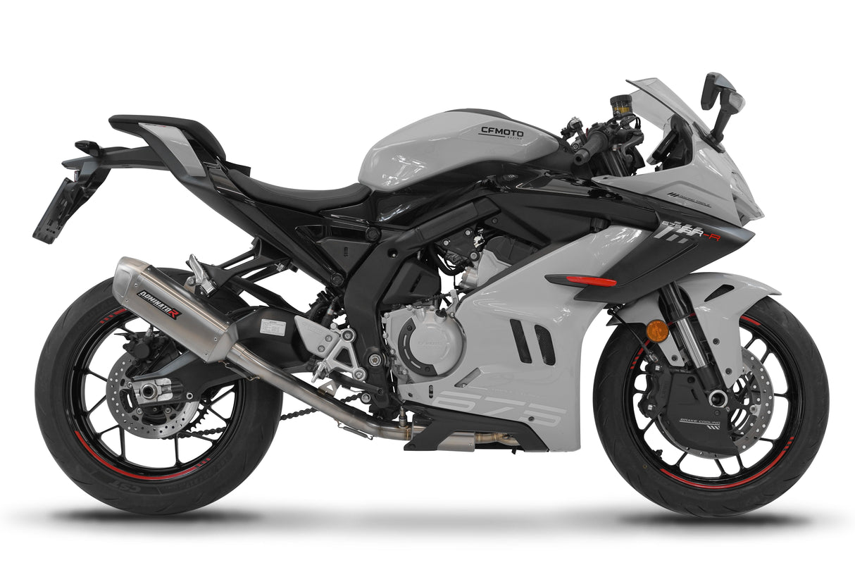 Dominator full exhaust system for CF MOTO 675 SR-R 2024-2026 (race use)