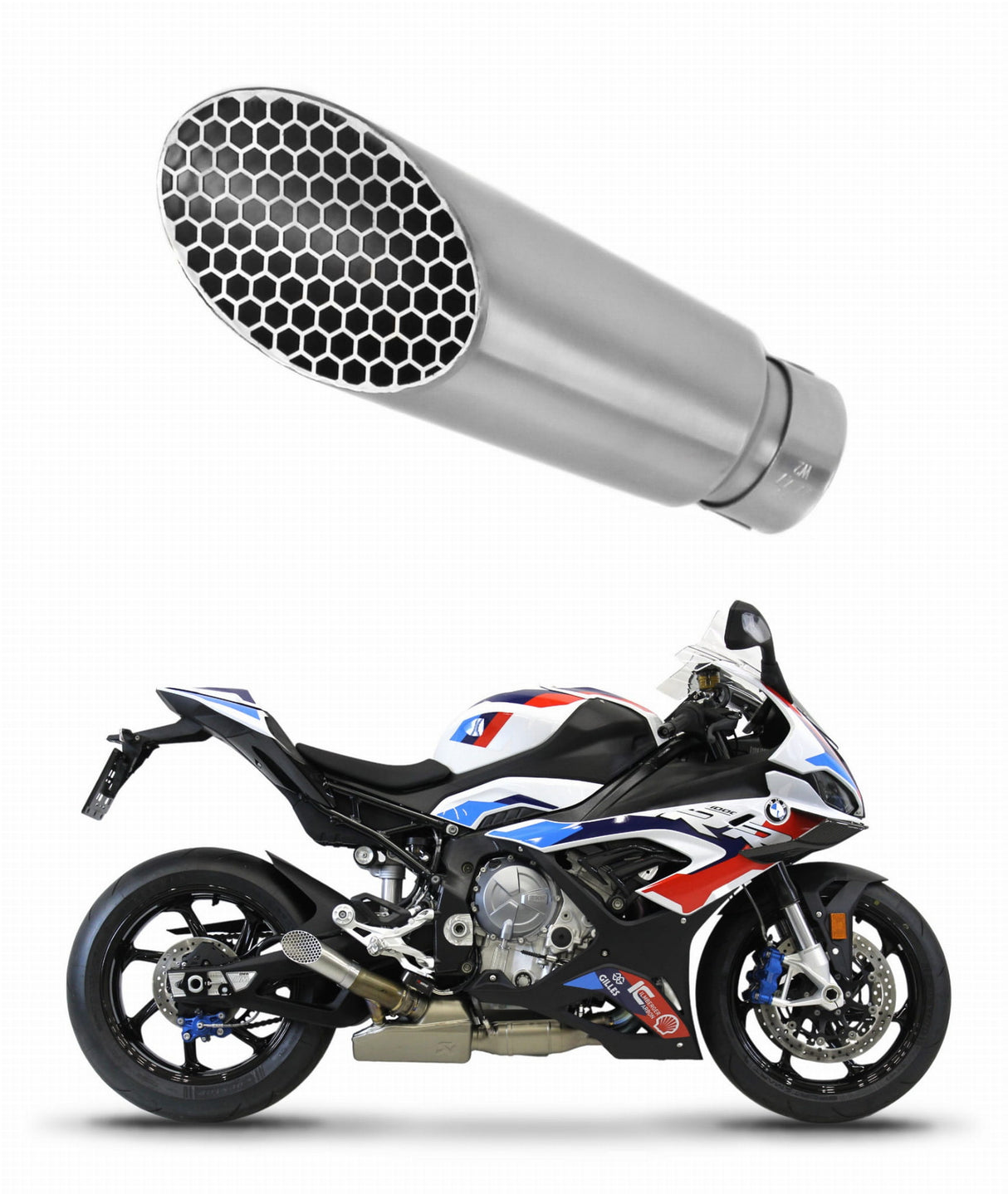 BMW M1000RR 2021 - 2022 Exhaust Megaphone GP3 Titanium 20 m.
