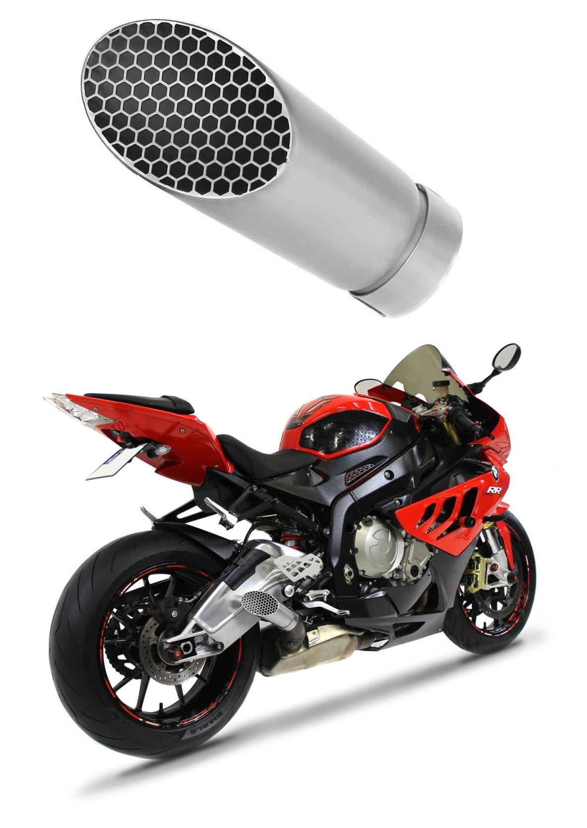 Dominator motorcycle exhaust GP for S1000RR Megaphone GP 3 2012-2014