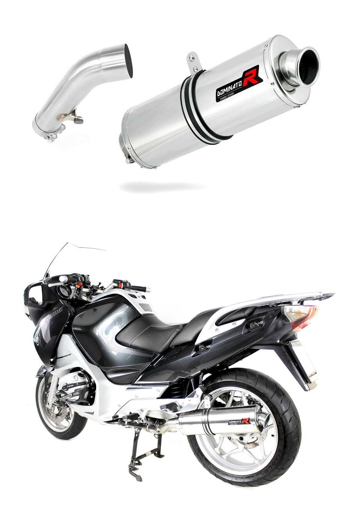 BMW R1200RT 2004 - 2009 Exhaust Silencer Muffler OV + dB killer medium 20 m.