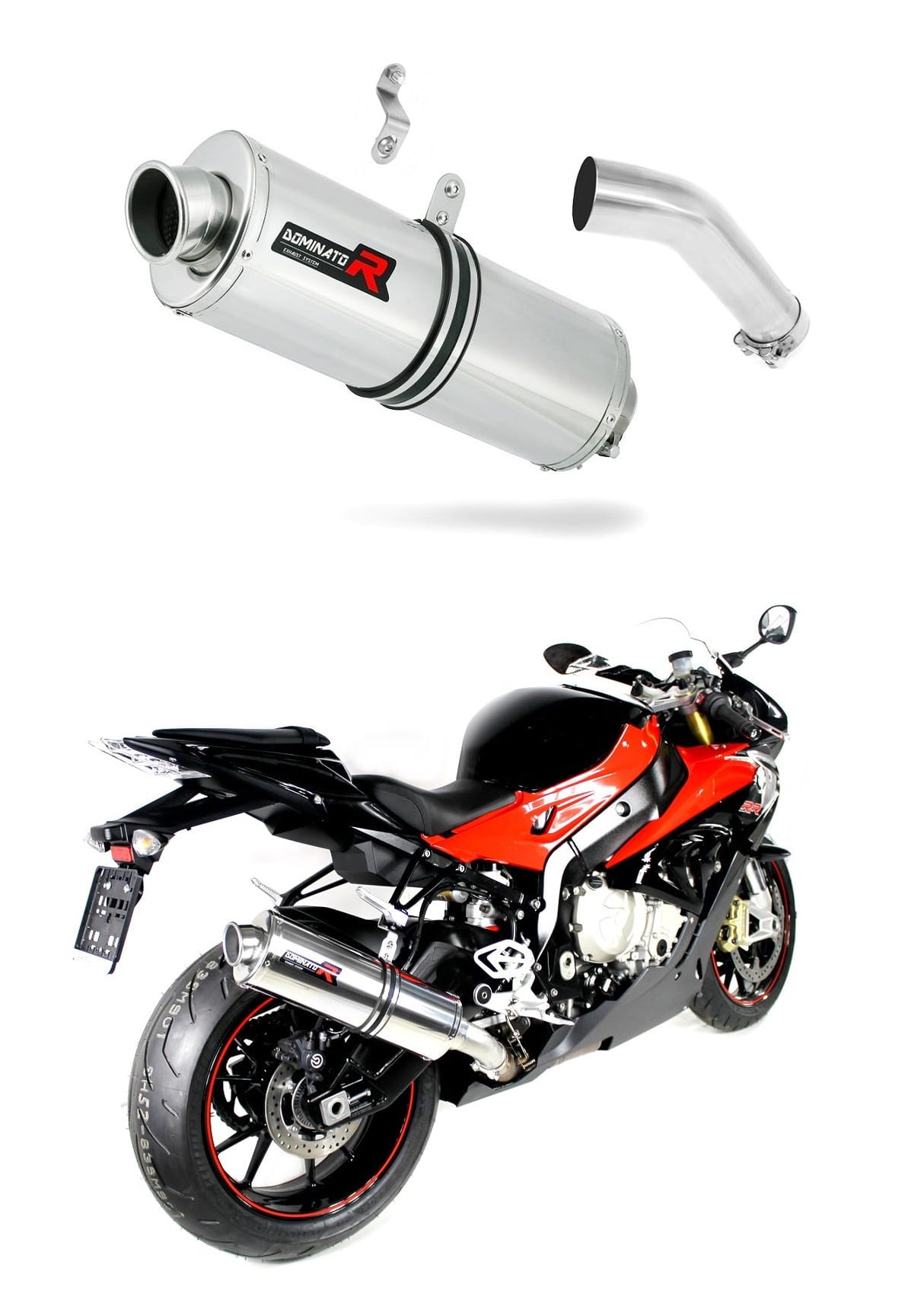 BMW S1000RR 2015 - 2016 Exhaust Silencer Muffler OV + dB killer medium 20 m.