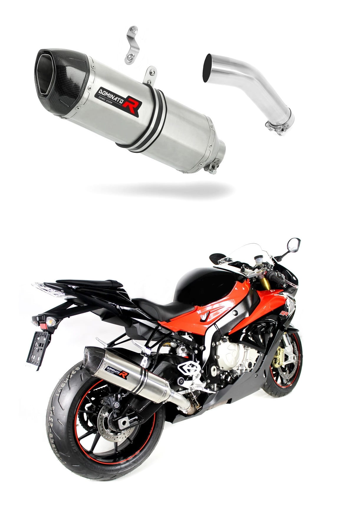 BMW S1000RR 2015 - 2016 Exhaust Silencer Muffler HP1 + dB killer medium 20 m.