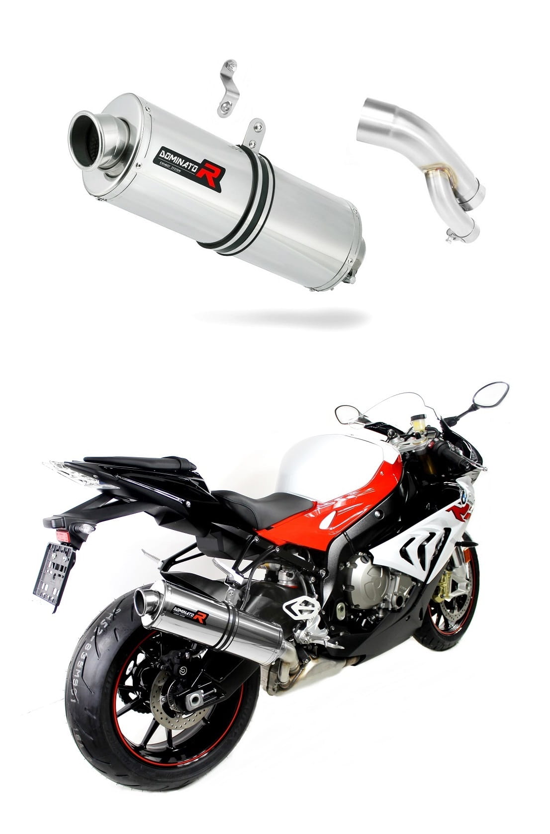 BMW S1000RR 2017 - 2018 Exhaust Silencer Muffler OV + dB killer medium 20 m.
