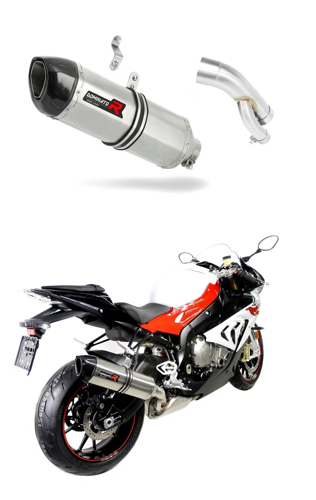 BMW S1000RR 2017 - 2018 Exhaust Silencer Muffler HP1 + dB killer medium 20 m.