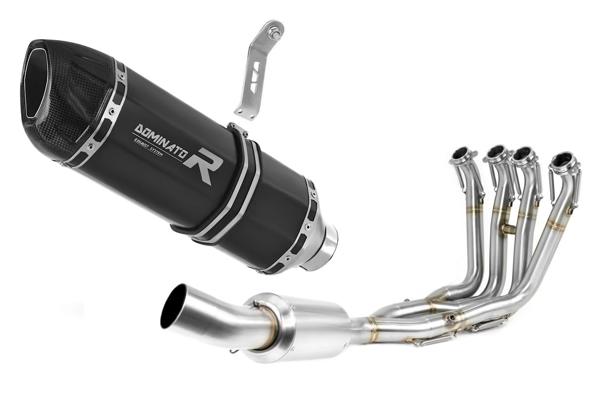 BMW S1000RR EX 2015 - 2016 Full Exhaust System Collector Silencer HP1 BLACK + dB killer medium 20 m.
