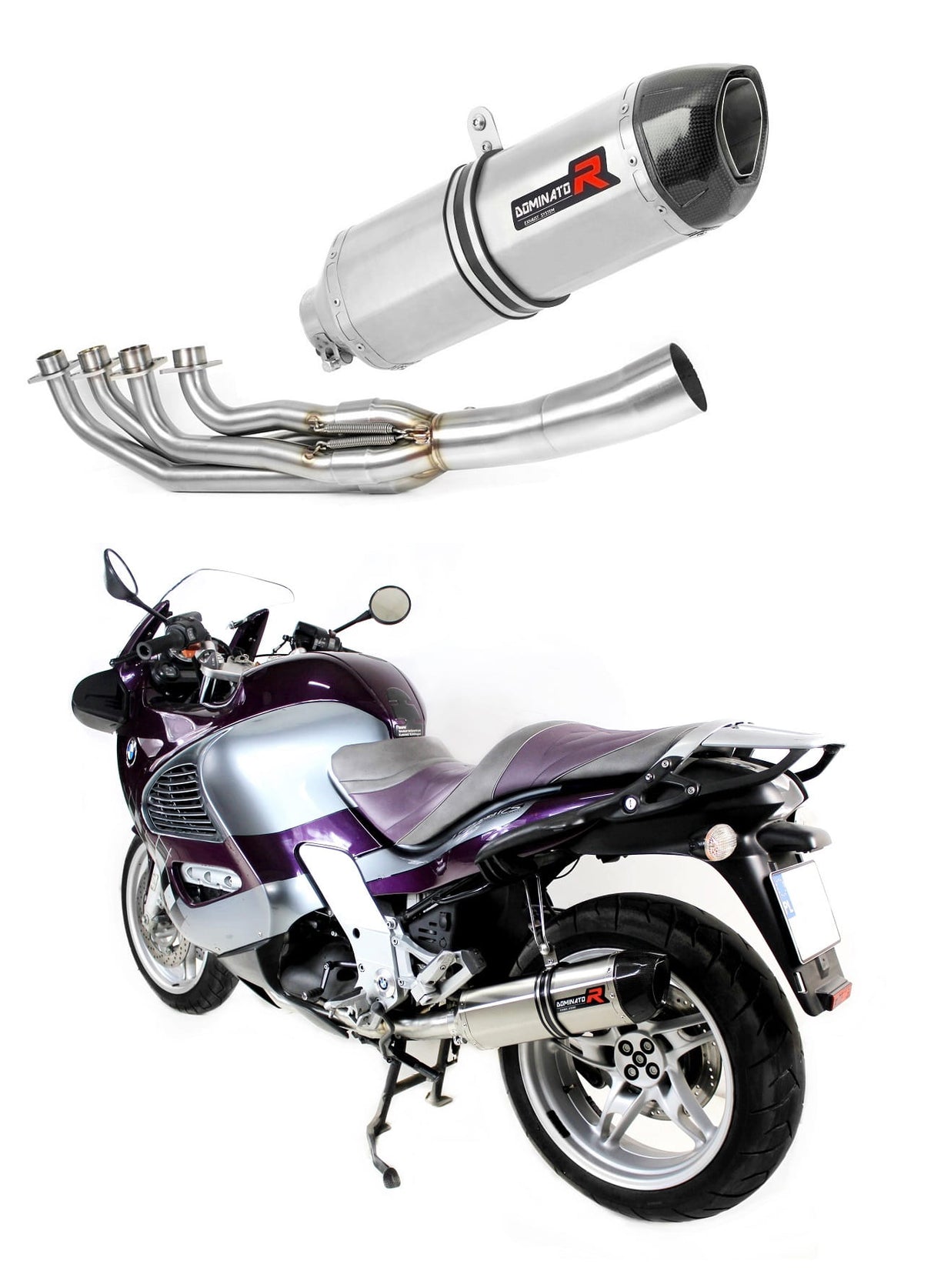 BMW K1200RS 1997 - 2000 Full Exhaust System Collector Silencer HP1 + dB killer medium 19 m.