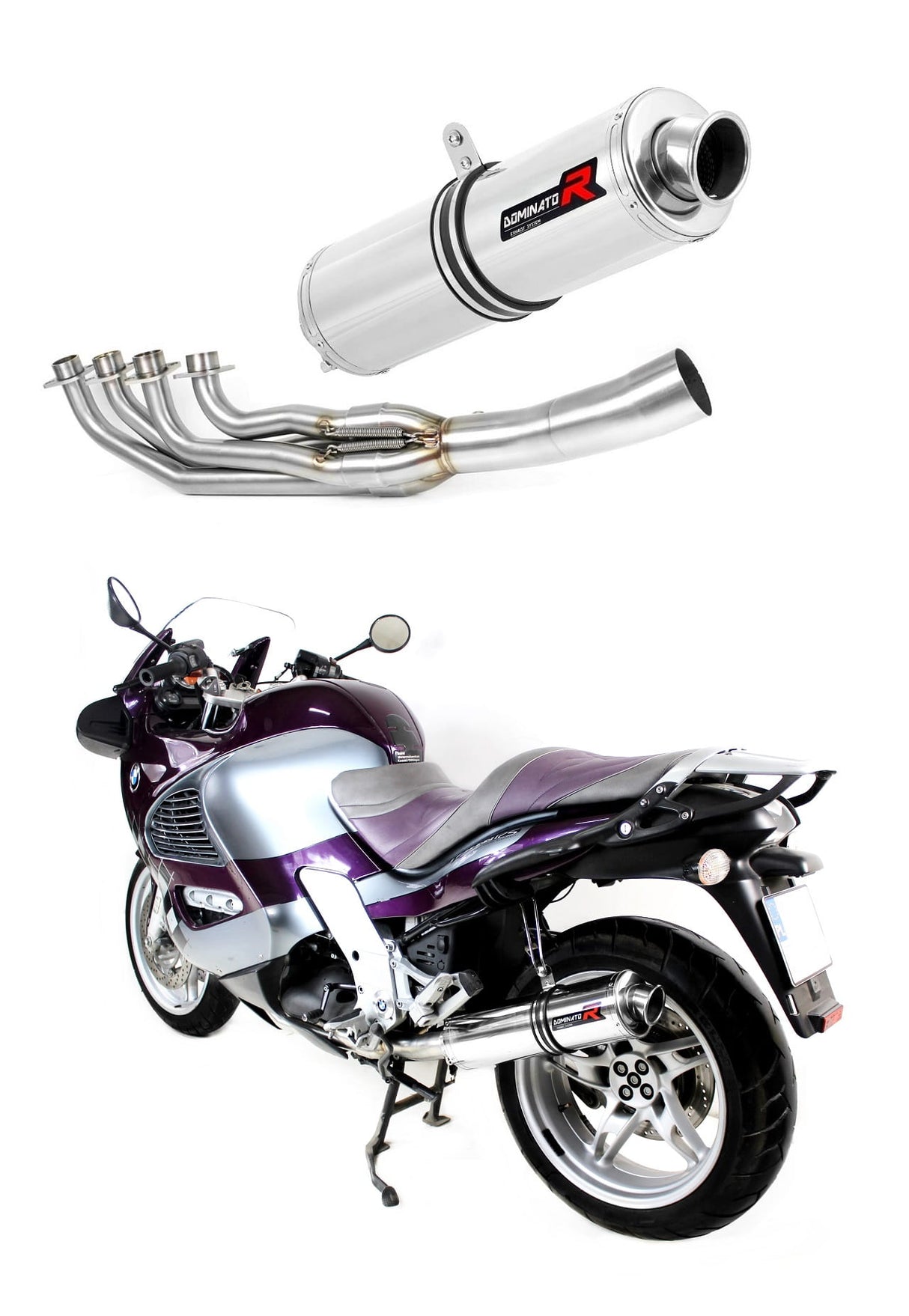 BMW K1200RS 1997 - 2000 Full Exhaust System Collector Silencer ST + dB killer medium 19 m.