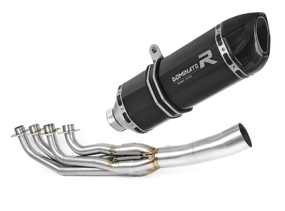 BMW K1200GT 2003 - 2005 Full Exhaust System Collector Silencer HP1 BLACK + dB killer medium 20 m.