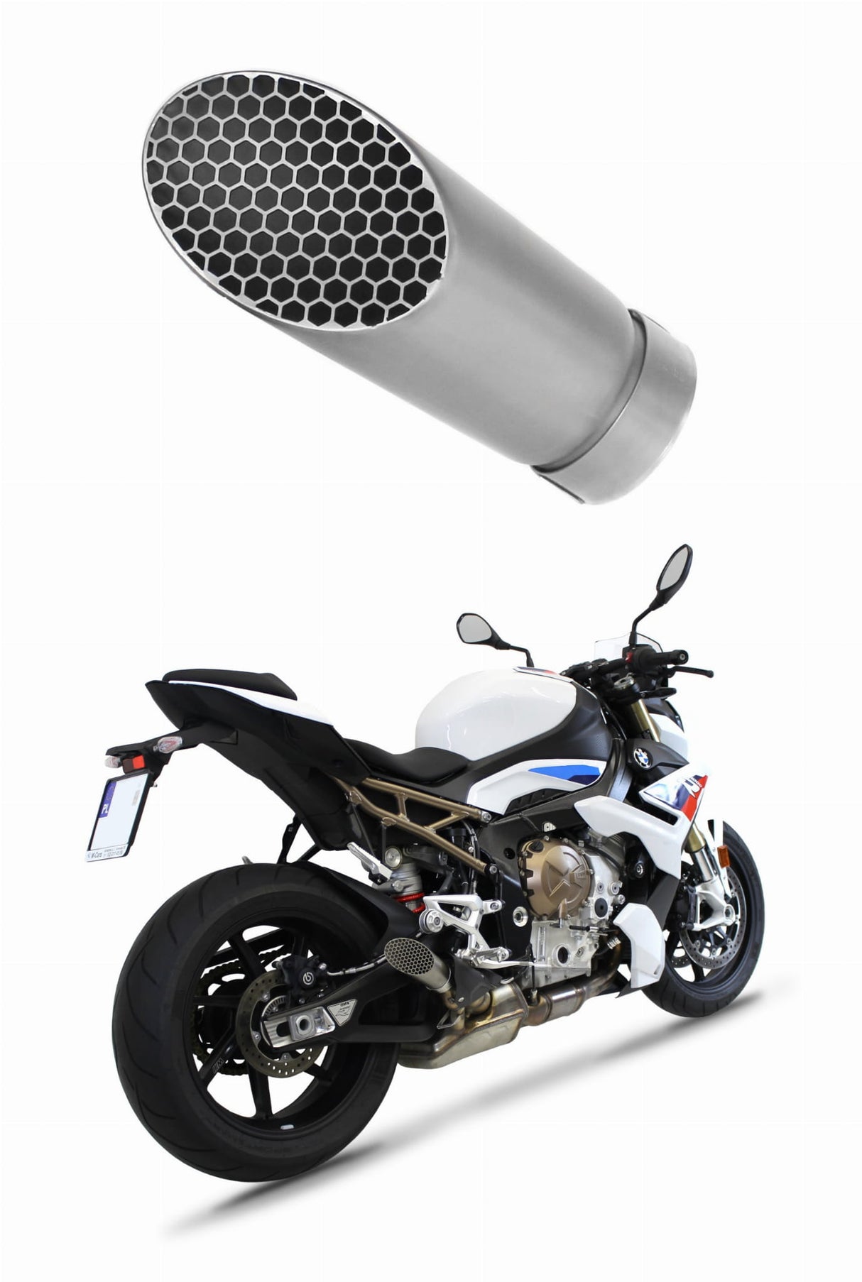 Dominator motorcycle exhaust GP3 for BMW S1000R 2021-2023