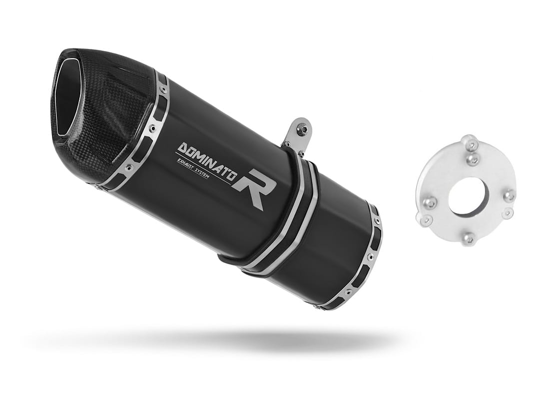 Daelim VJF Roadsport 125 Exhaust Silencer Muffler HP1 BLACK + dB killer medium