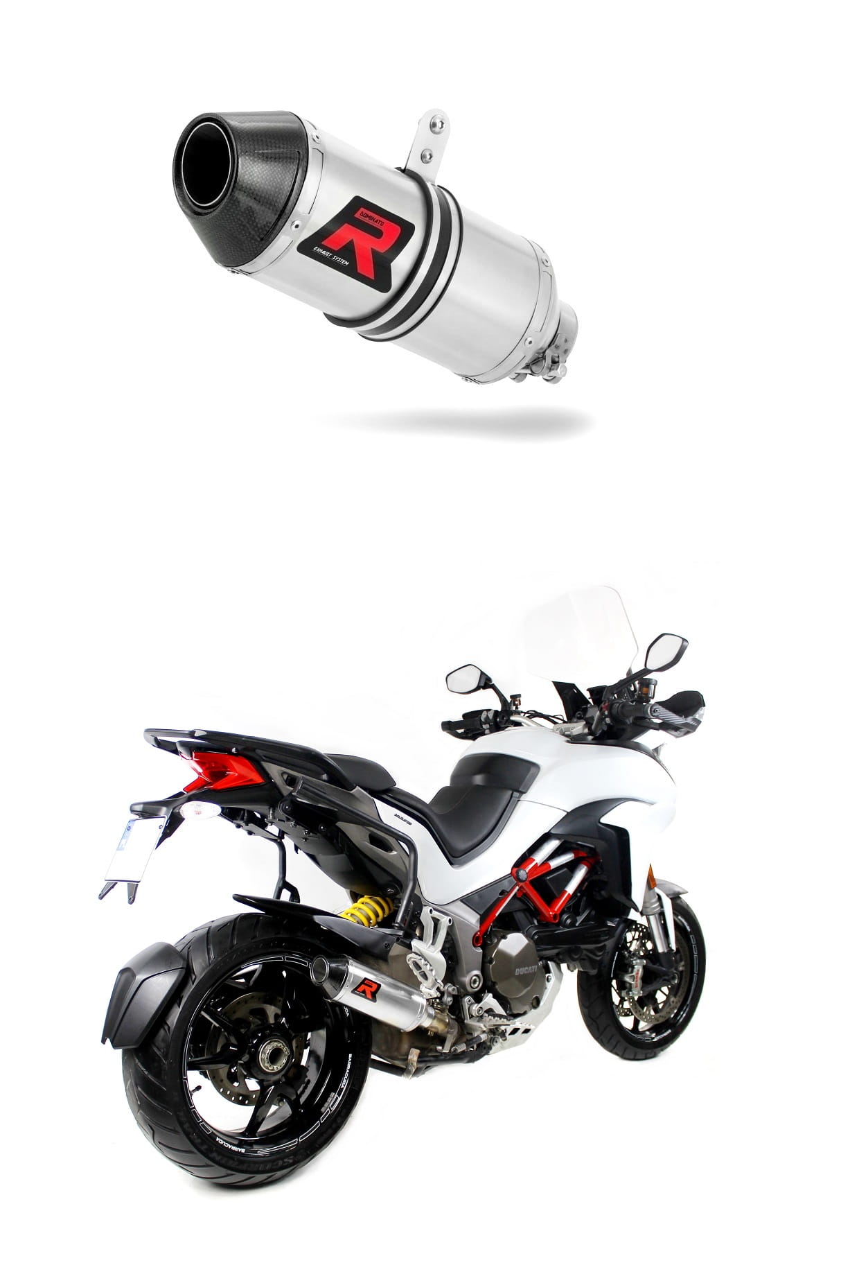 Ducati MTS 1200 S MULTISTRADA 2015 - 2017 Exhaust Silencer Muffler HP3 + dB killer medium 20 m.