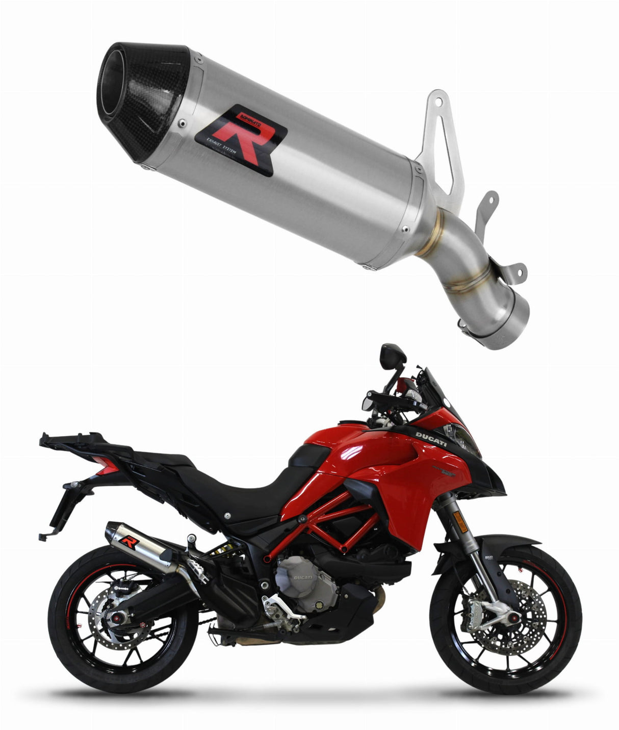 Ducati Multistrada 1260 Enduro 2019 - 2020 Exhaust Silencer Muffler HP3 + dB killer medium 20 m.