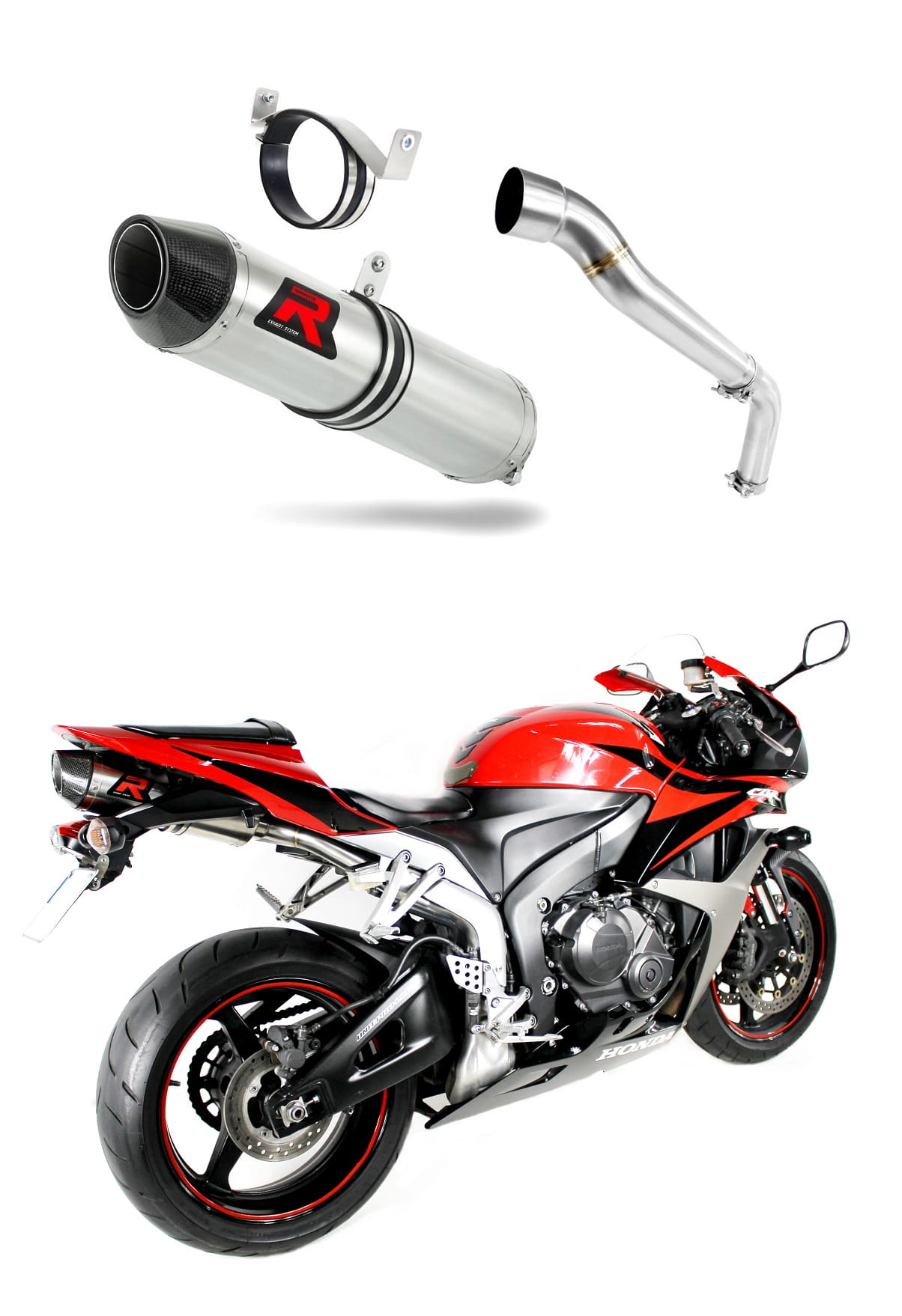 Honda CBR 600RR 2007 - 2012 Exhaust Silencer Muffler HP2 + dB killer medium 20 m.