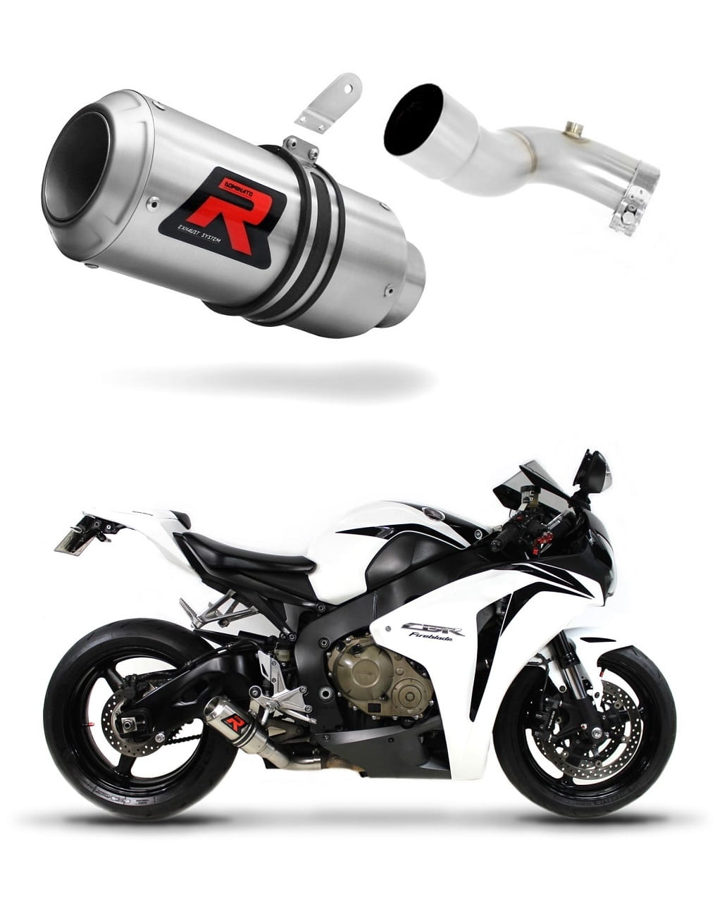 Honda CBR 1000RR 2008 - 2013 Exhaust Silencer Muffler GP + dB killer medium 20 m.
