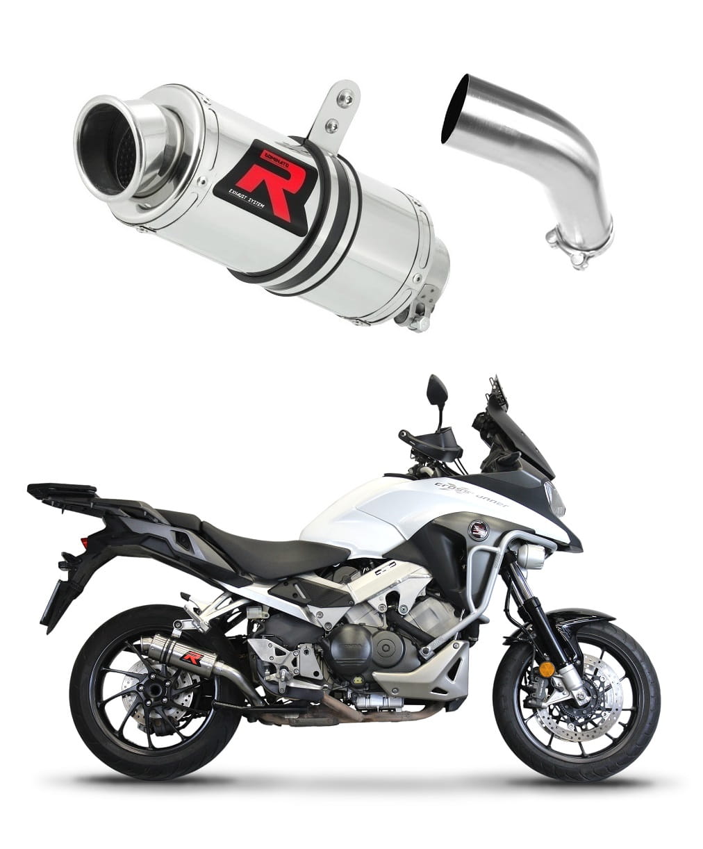 Honda VFR 800 X Crossrunner 2015 - 2021 Exhaust Silencer Muffler GP1 + dB killer medium 20 m.