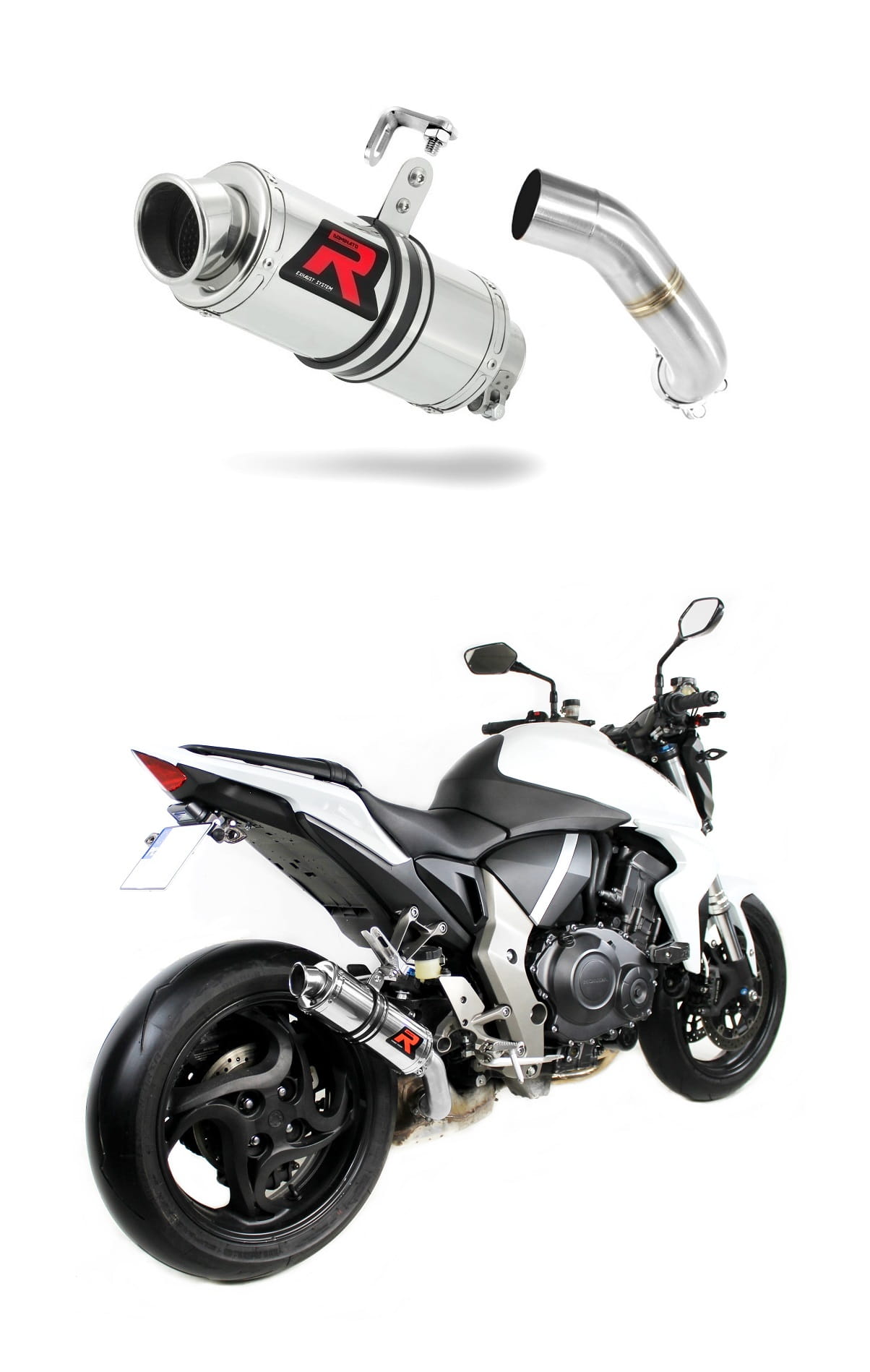 Honda CB 1000 R 2008 - 2017 Exhaust Silencer Muffler GP1 + dB killer medium 20 m.
