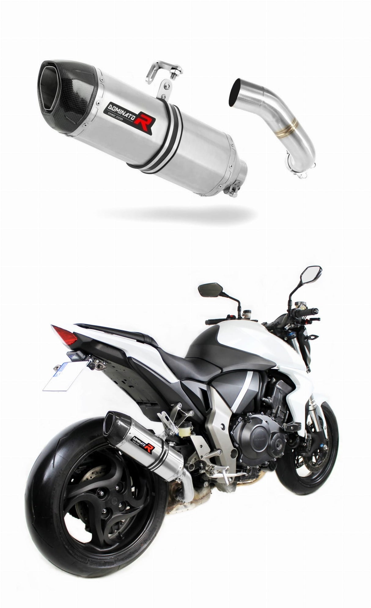 Honda CB 1000 R 2008 - 2017 Exhaust Silencer Muffler HP1 + dB killer medium 20 m.