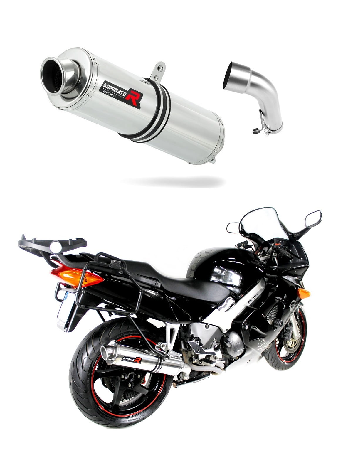 Honda VFR 800 Fi 1998 - 2001 Exhaust Silencer Muffler ST + dB killer medium 19 m.