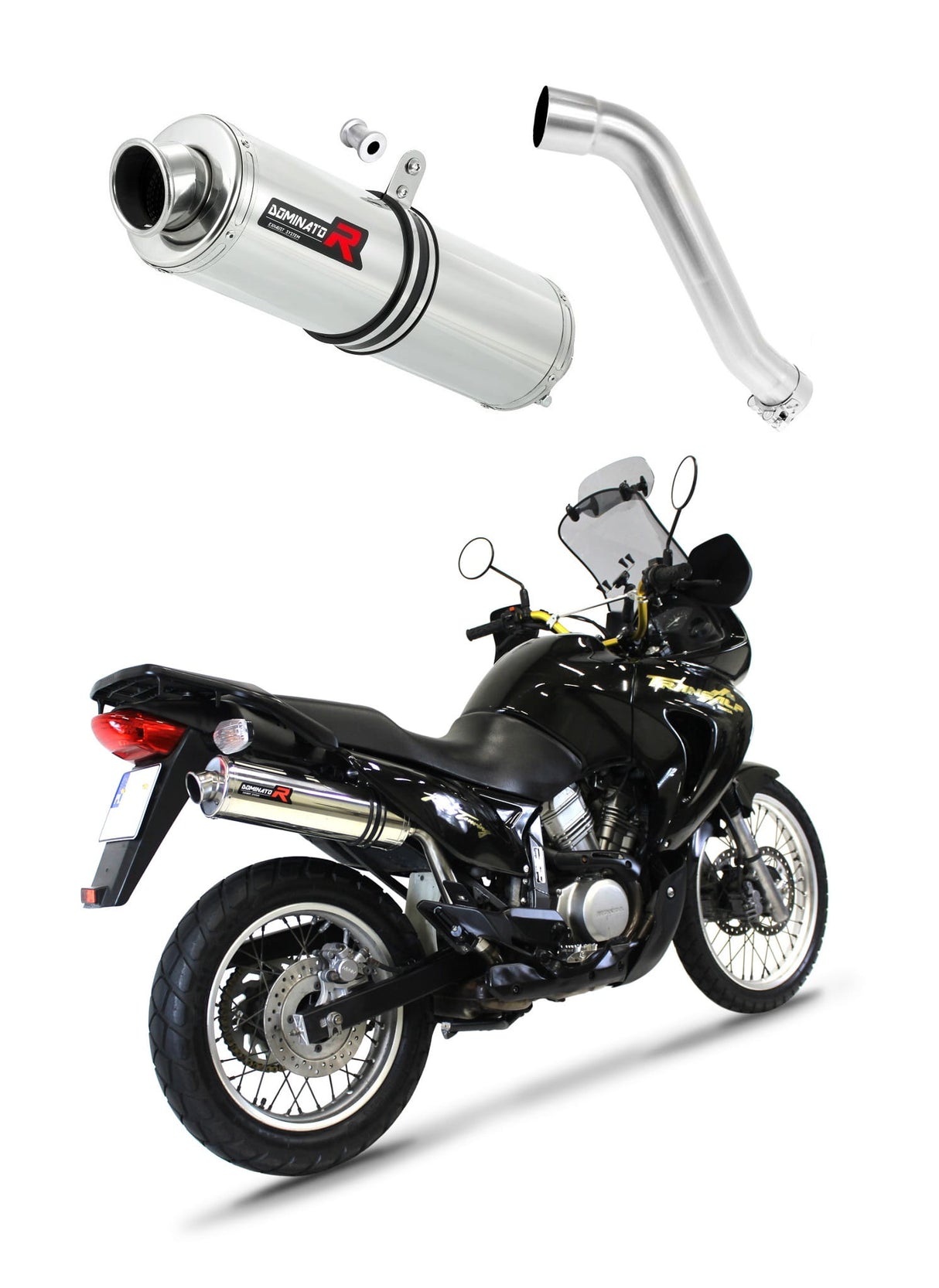 Honda XL 650 V TRANSALP 2001 - 2007 Exhaust Silencer Muffler ST + dB killer medium 20 m.