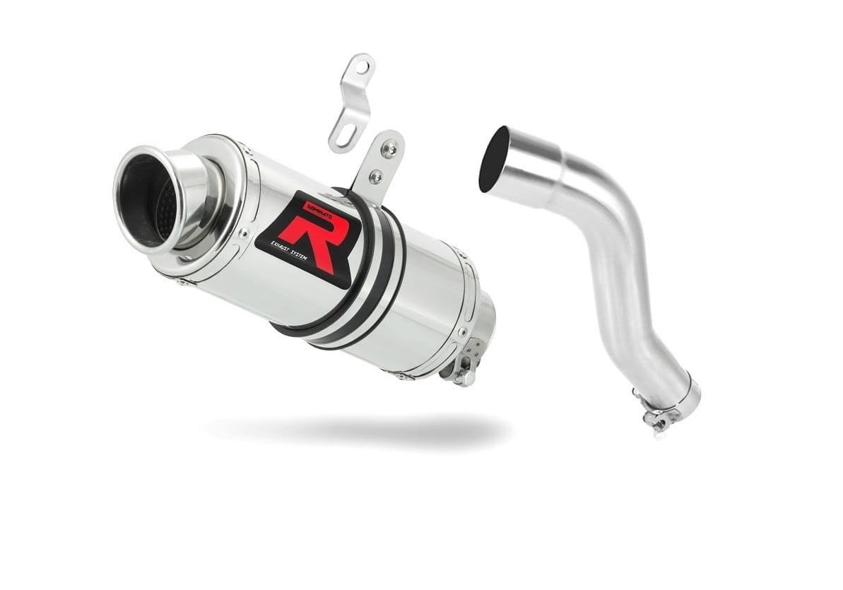 Honda XL 700 V TRANSALP 2008 - 2014 Exhaust Silencer Muffler GP1 + dB killer medium 20 m.