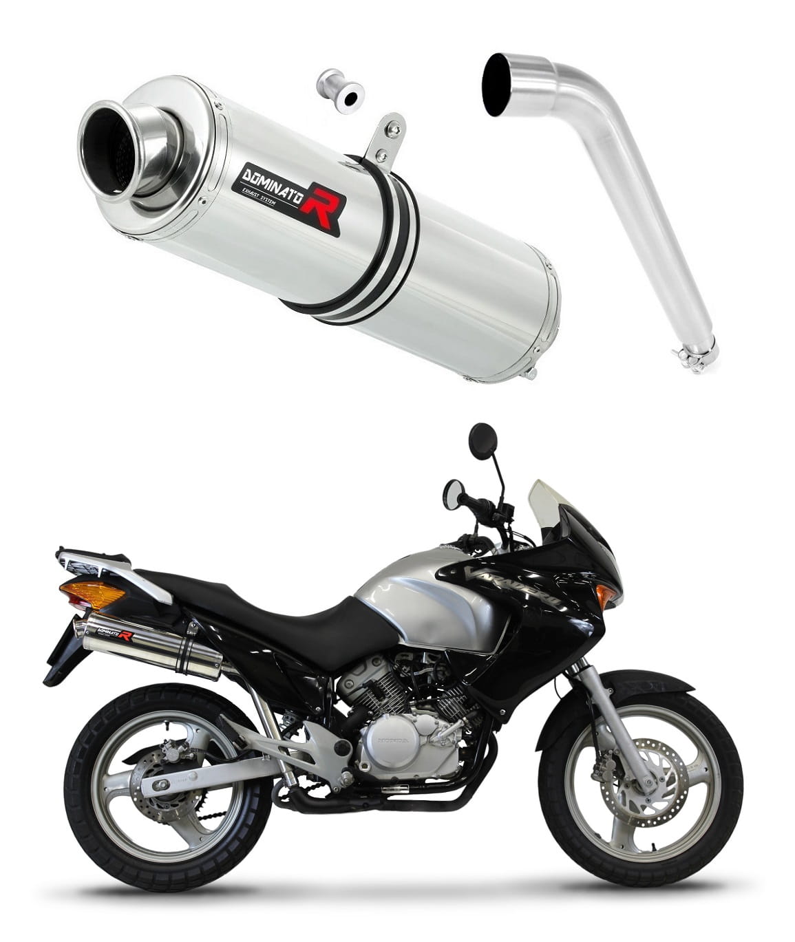 XL 125 V VARADERO Exhaust Silencer ROUND 2001 - 2006 + dB killer 20 m.