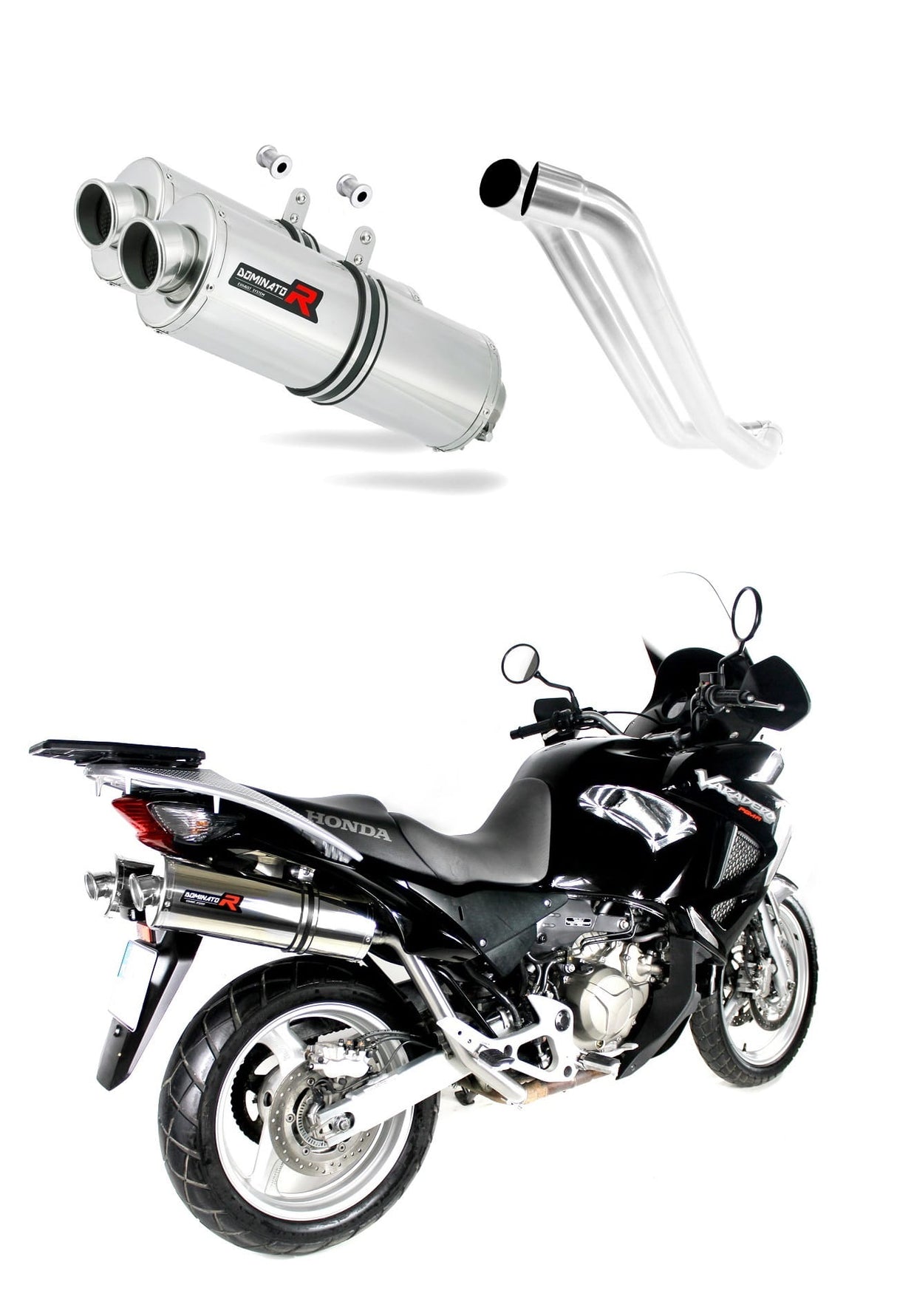 Honda XL 1000 V VARADERO 1999 - 2016 Exhaust Silencer Muffler OV + dB killer medium 19 m.