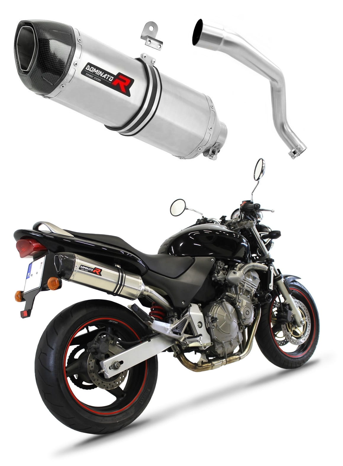 Honda CB 600F HORNET 1998 - 2002 Exhaust Silencer Muffler HP1 + dB killer medium 19 m.
