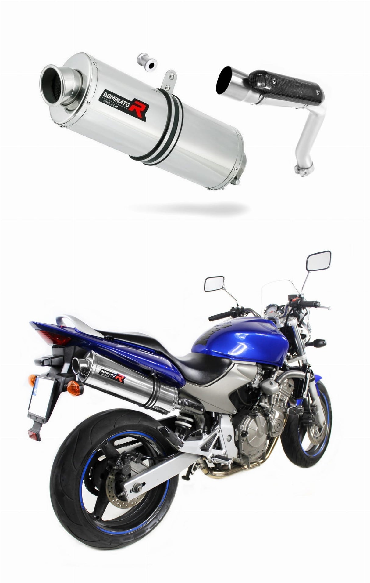 Honda CB 600F HORNET 2003 - 2006 Exhaust Silencer Muffler OV + dB killer medium 20 m.