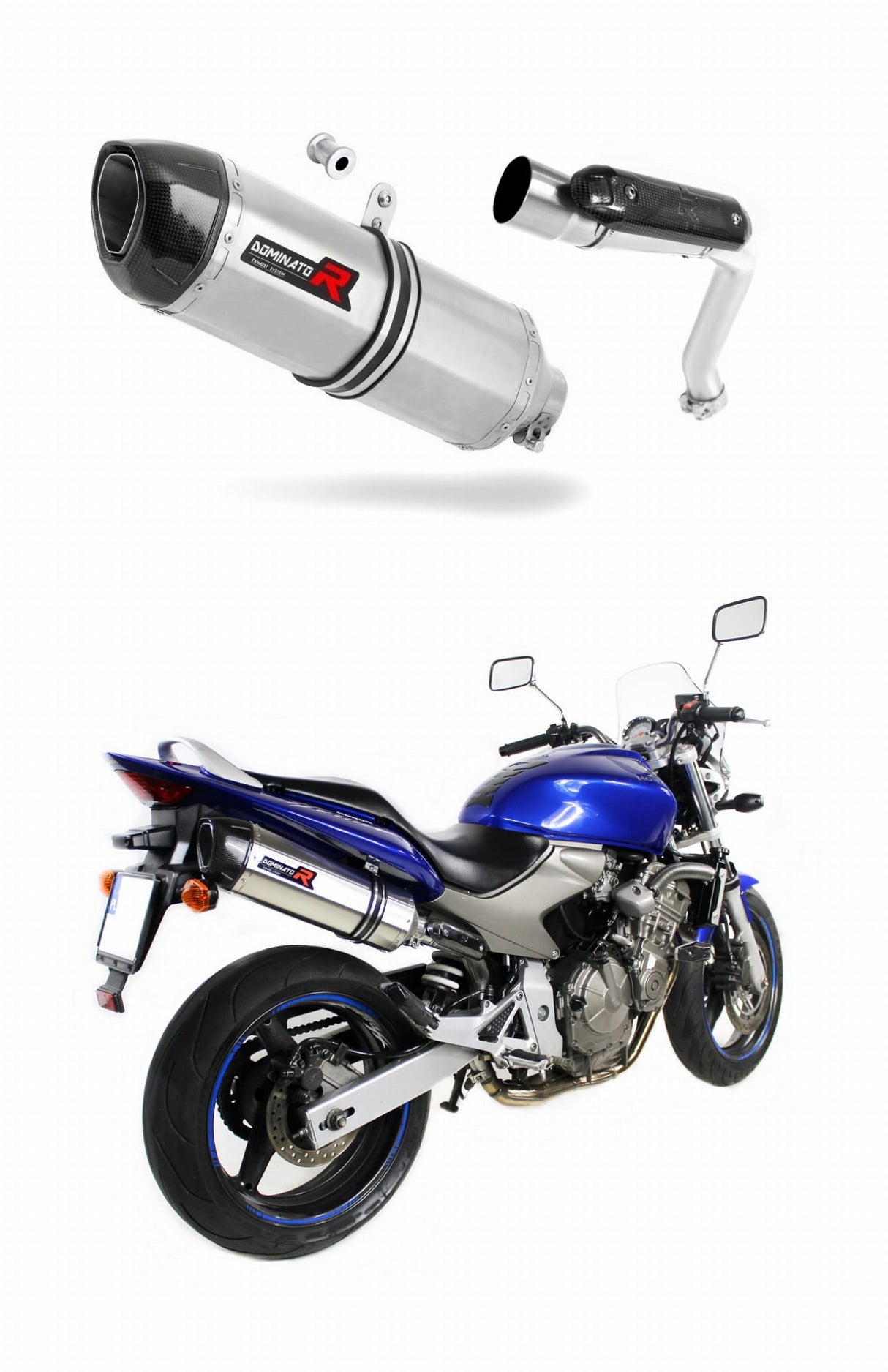 Honda CB 600F HORNET 2003 - 2006 Exhaust Silencer Muffler HP1 + dB killer medium 20 m.