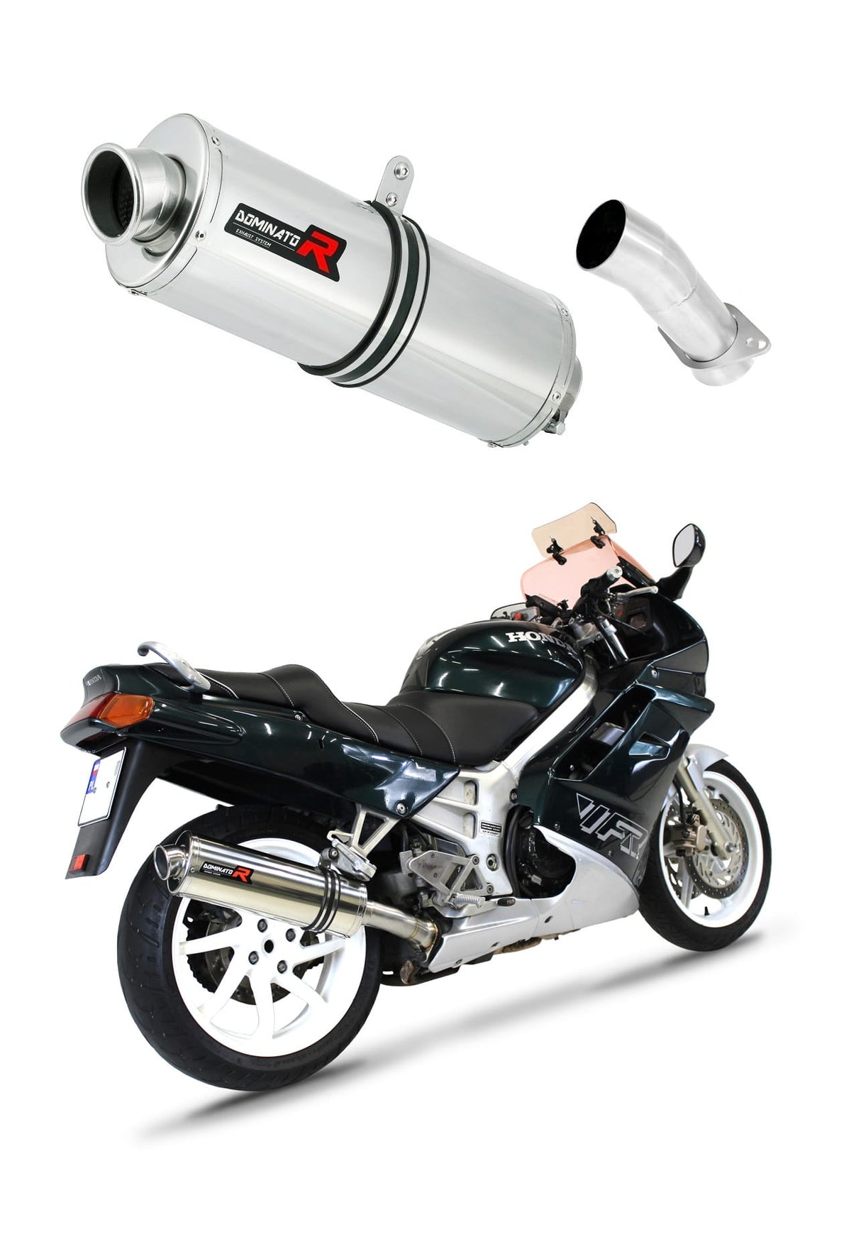 Honda VFR 750 1990 - 1992 Exhaust Silencer Muffler OV + dB killer medium 19 m.