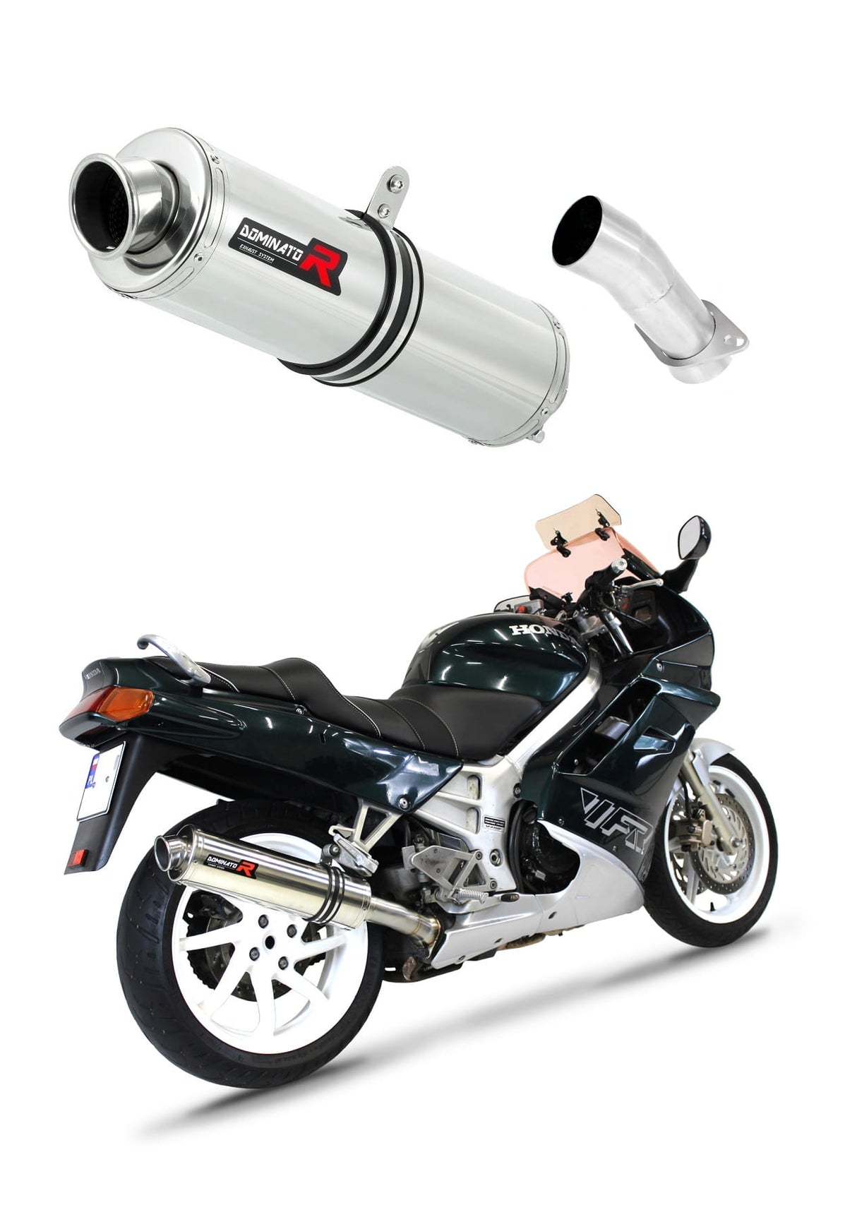 Honda VFR 750 1990 - 1992 Exhaust Silencer Muffler ST + dB killer medium 19 m.