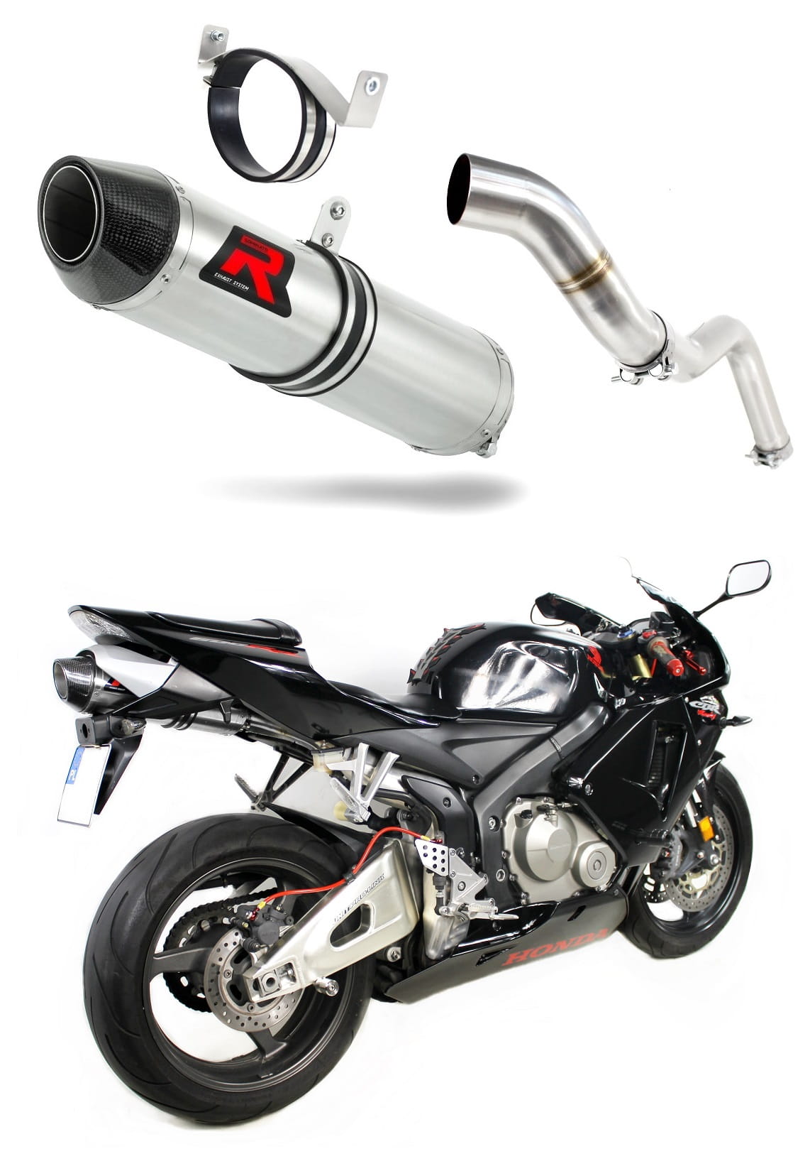 Honda CBR 600RR 2005 - 2006 Exhaust Silencer Muffler HP2 + dB killer medium 20 m.
