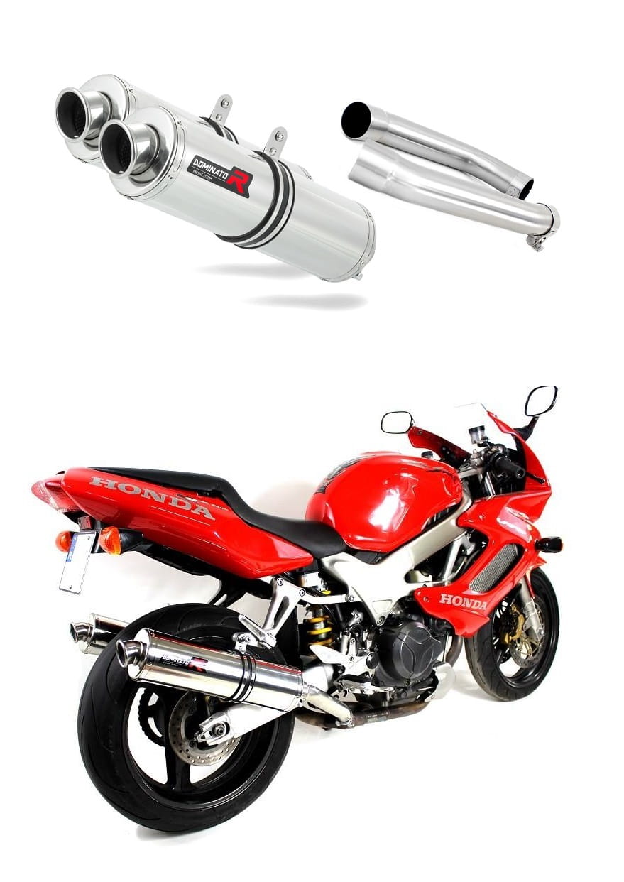 Honda VTR 1000F Firestorm 2002 - 2006 Exhaust Silencer Muffler ST + dB killer medium 20 m.