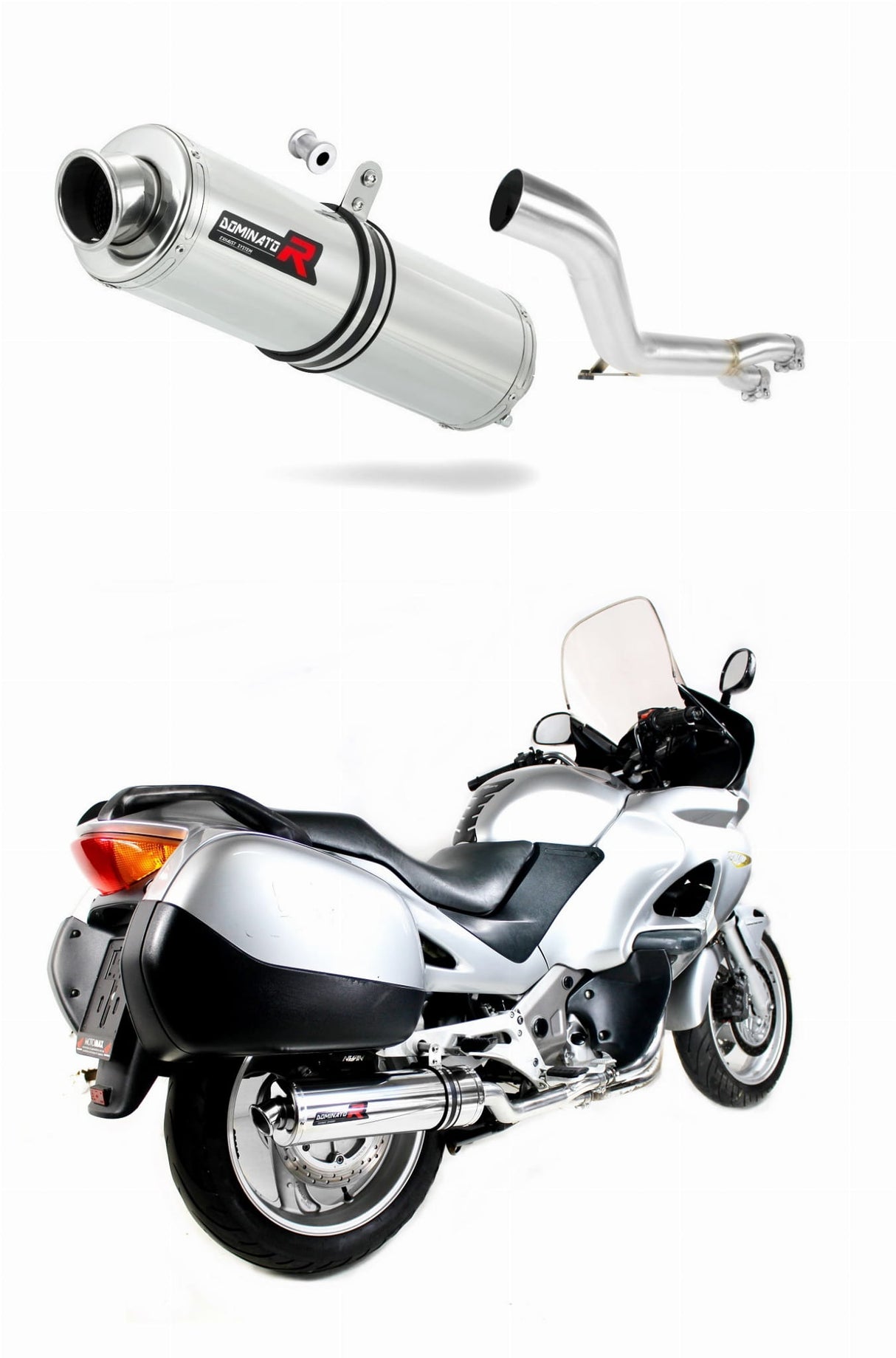 Honda NT 650 V DEAUVILLE RC47 1998 - 2005 Exhaust Silencer Muffler ST + dB killer medium 19 m.