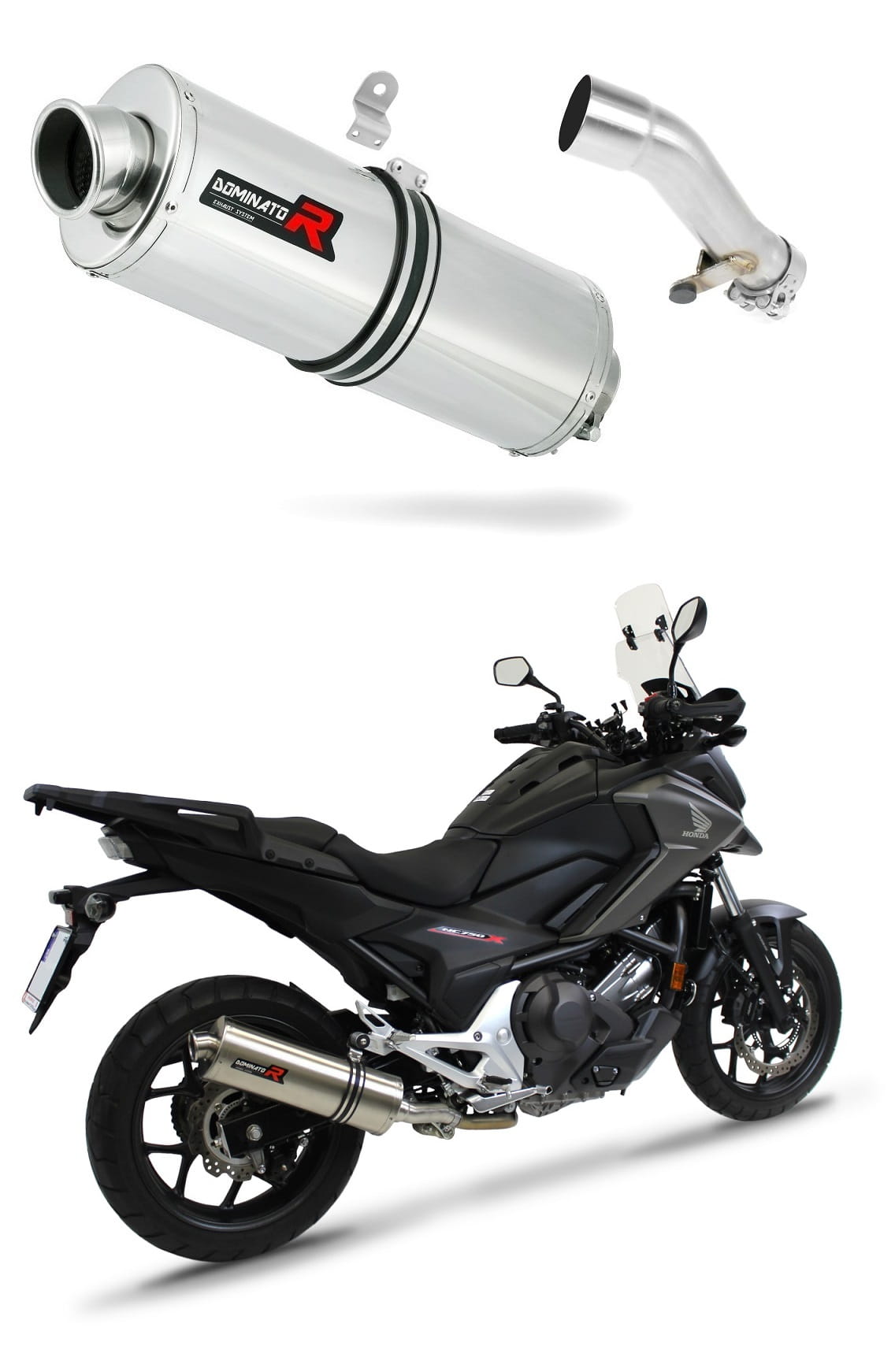 Honda NC 700 / 750 S 2012 - 2020 Exhaust Silencer Muffler OV + dB killer medium 20 m.