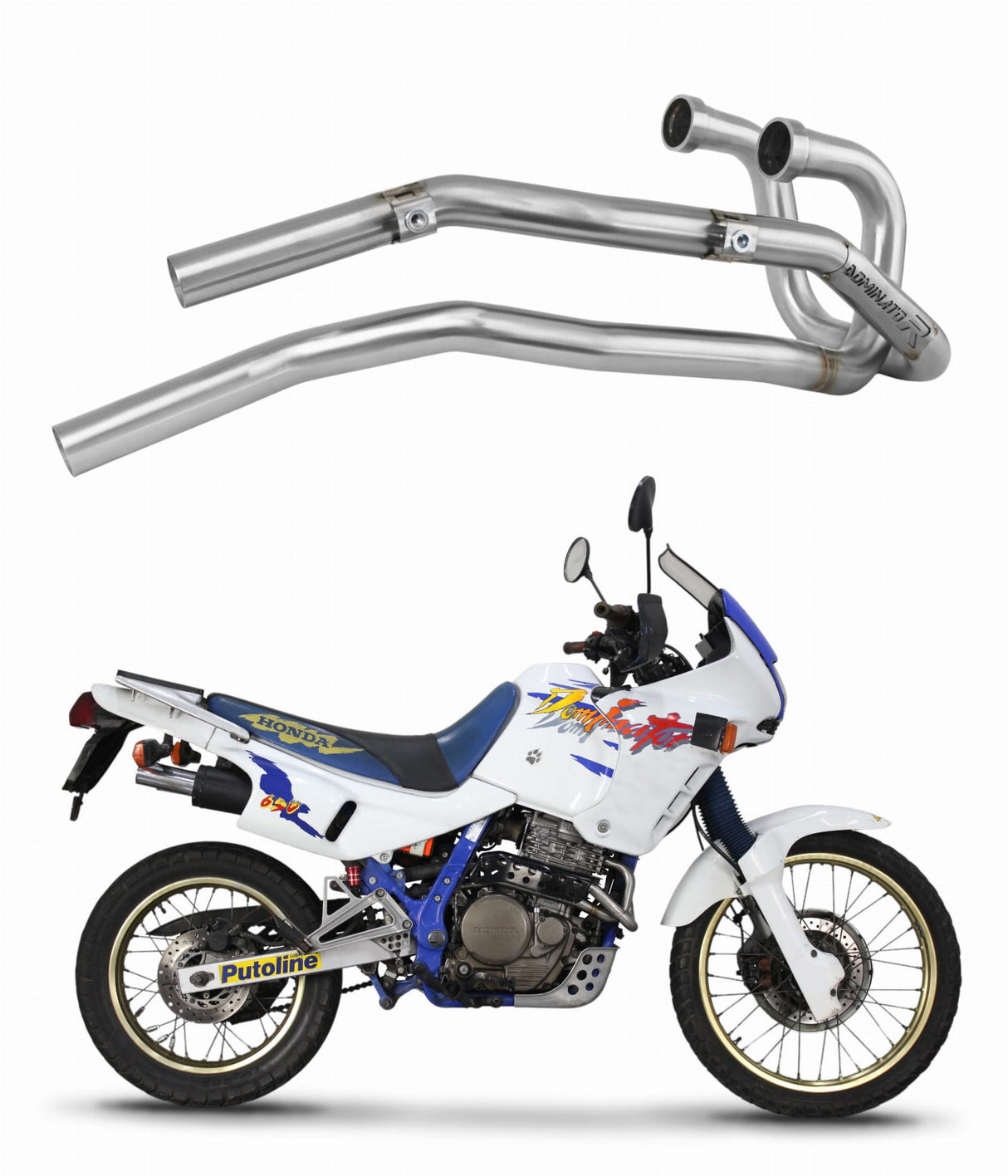 Dominator headers/collector for Honda NX 650 RD02 1988-1994