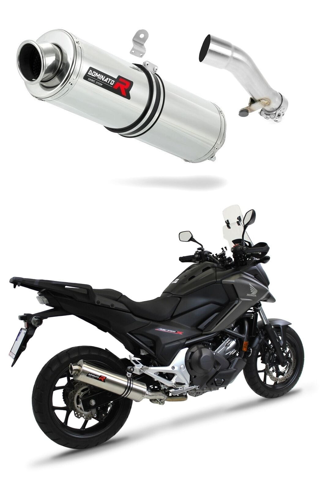Honda NC 700 / 750 X 2012 - 2020 Exhaust Silencer Muffler ST + dB killer medium 20 m.