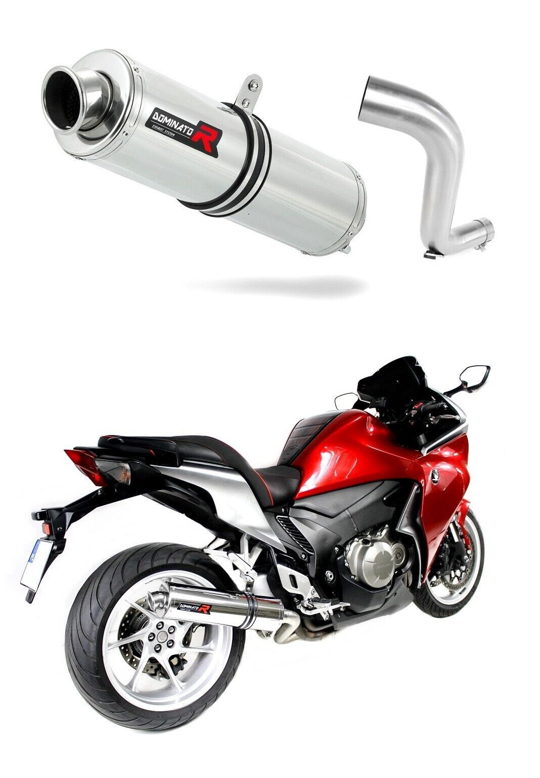Honda VFR 1200 F 2010 - 2018 Exhaust Silencer Muffler ST + dB killer medium 20 m.