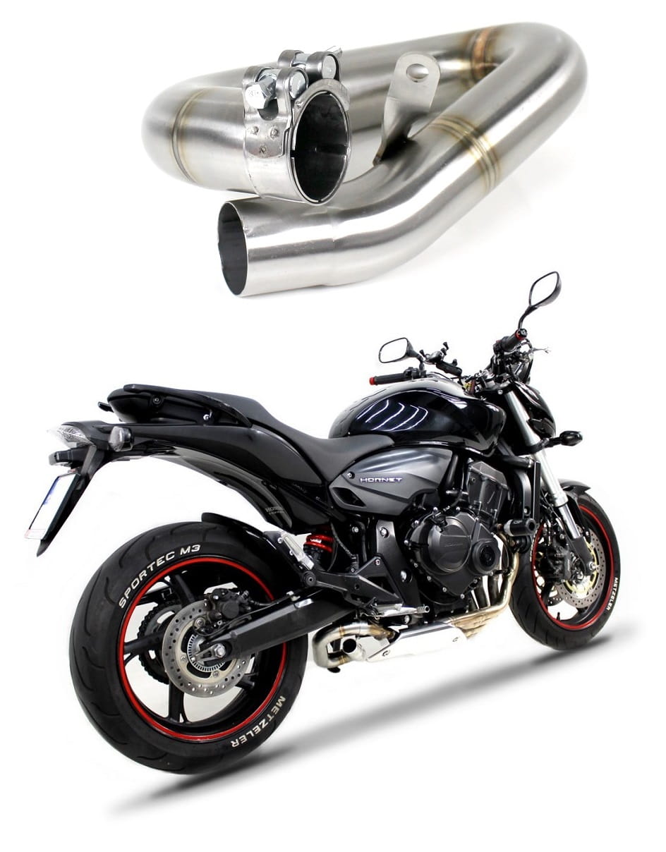 Dominator decat / link pipe for CB 600F HORNET PC41 Cat Eliminator 2007-2013 (race use)