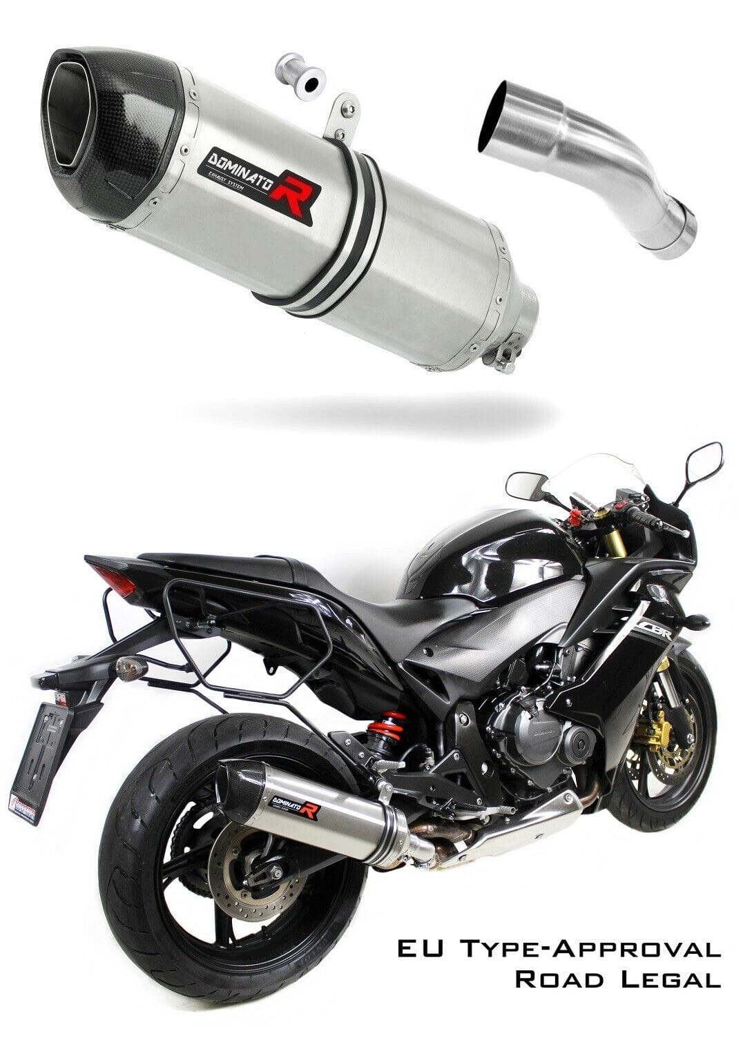 CBR 600 F EU Approved Exhaust Silencer HP1 2011 - 2015 20 m.