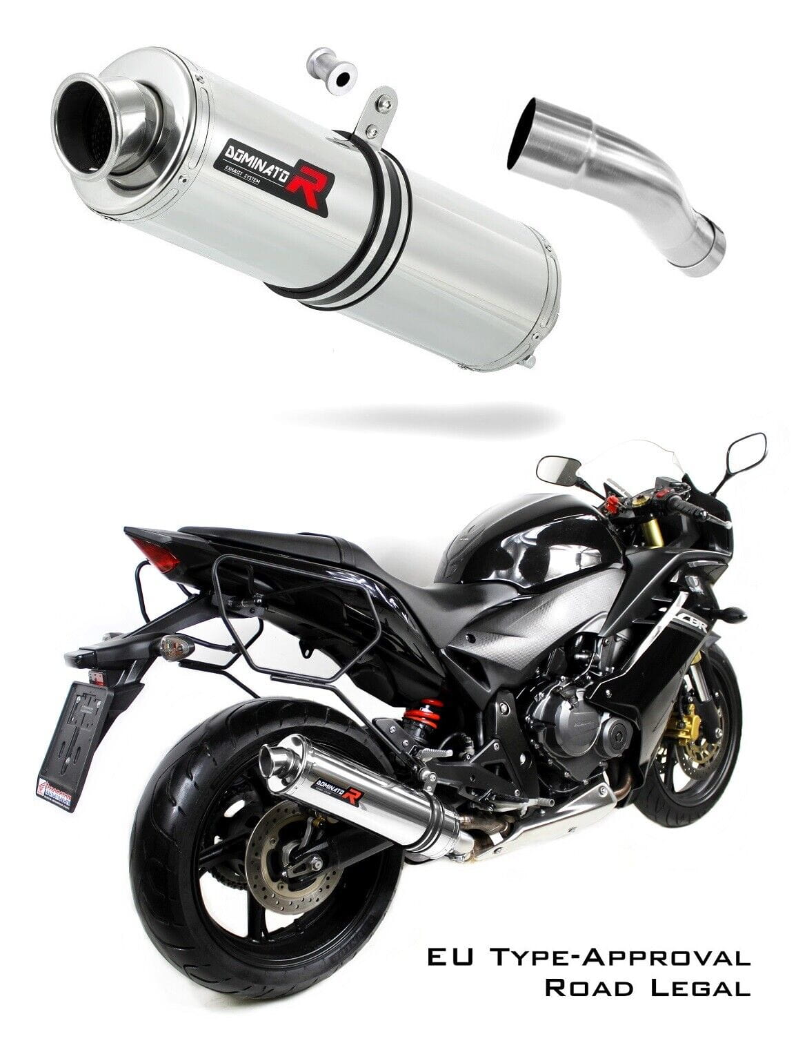 CBR 600 F EU Approved Exhaust Silencer ROUND 2011 - 2015 20 m.