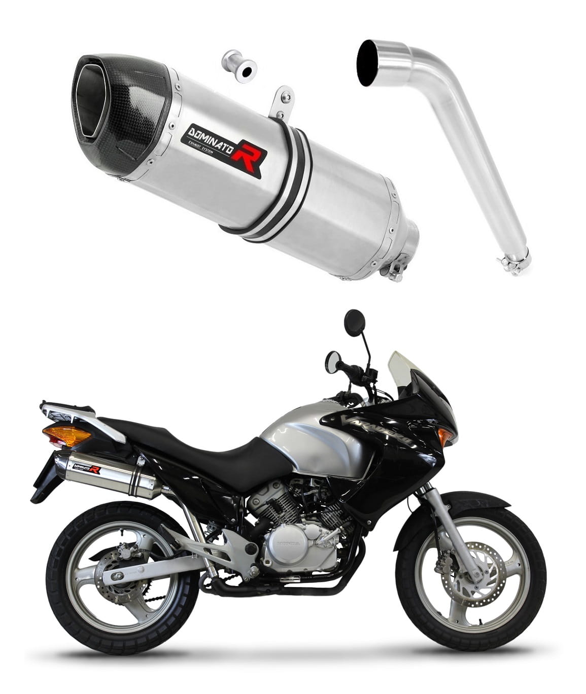 Honda XL 125 V VARADERO 2007 - 2012 Exhaust Silencer Muffler HP1 + dB killer medium 20 m.