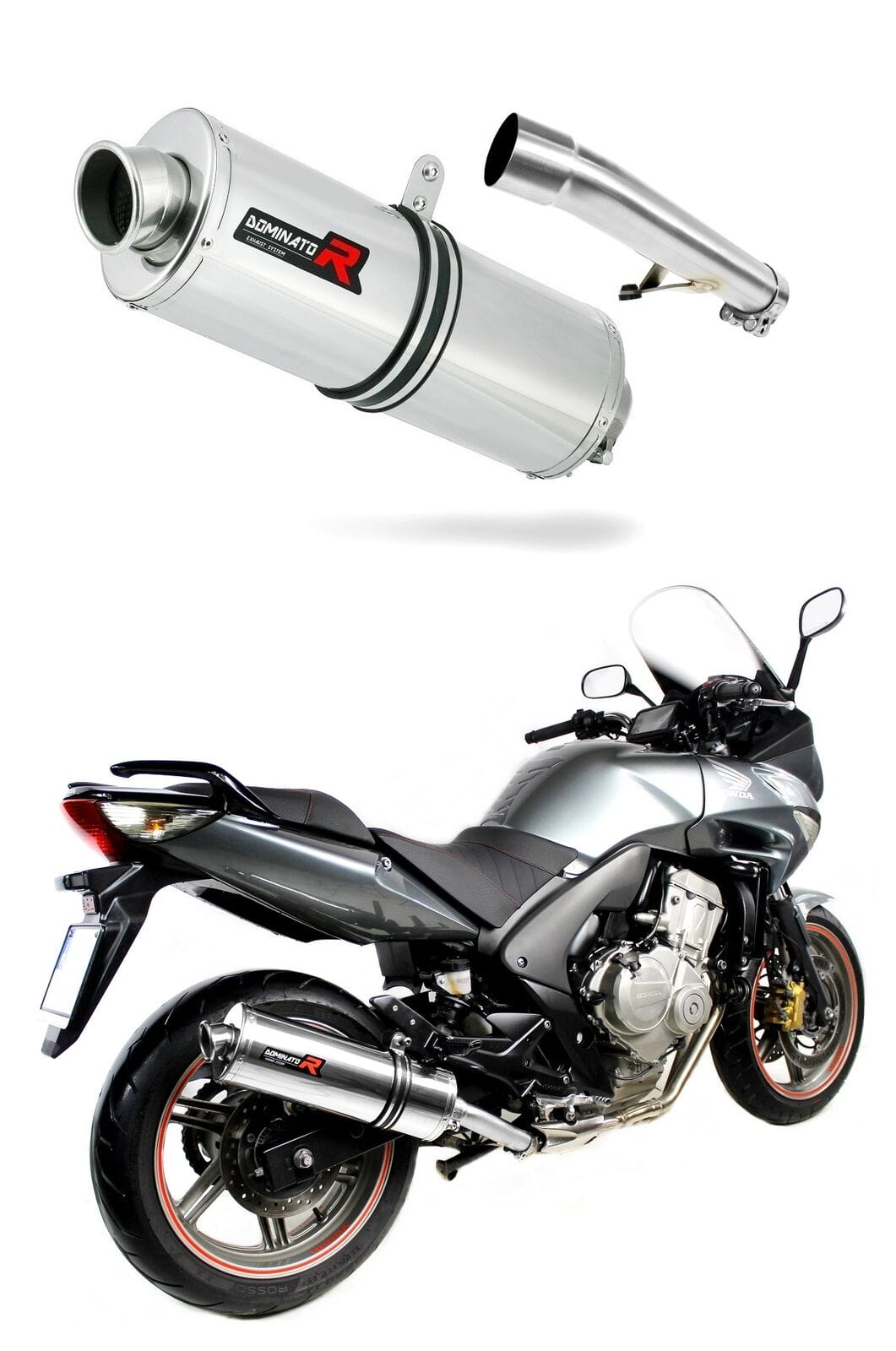 Honda CBF 600 2008 - 2013 Exhaust Silencer Muffler OV + dB killer medium 20 m.