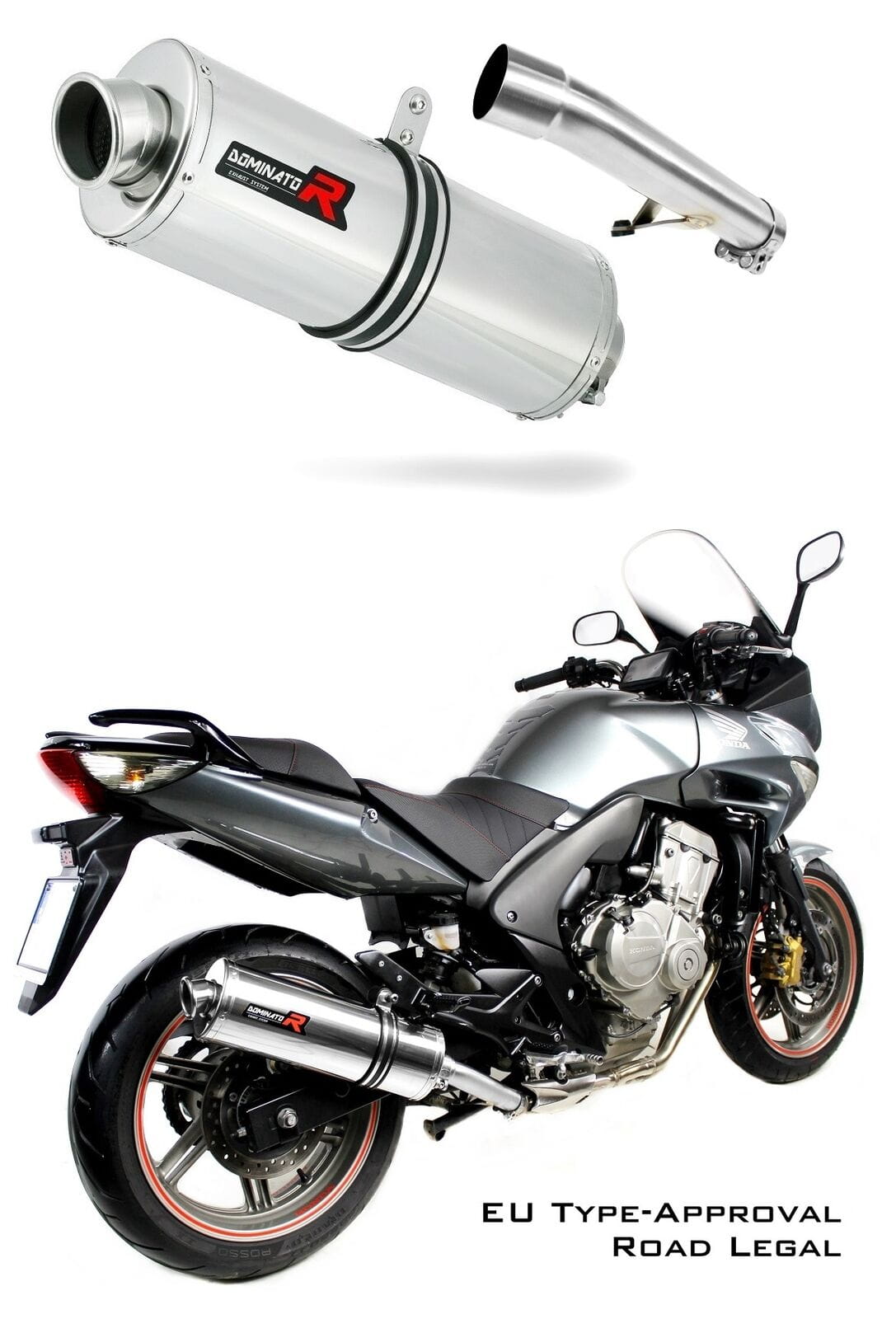 CBF 600 EU Approved Exhaust Silencer OVAL 2008 - 2013 20 m.